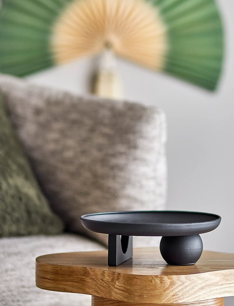 Bloomingville - Dustin Tray - dekoschalen - black - 0