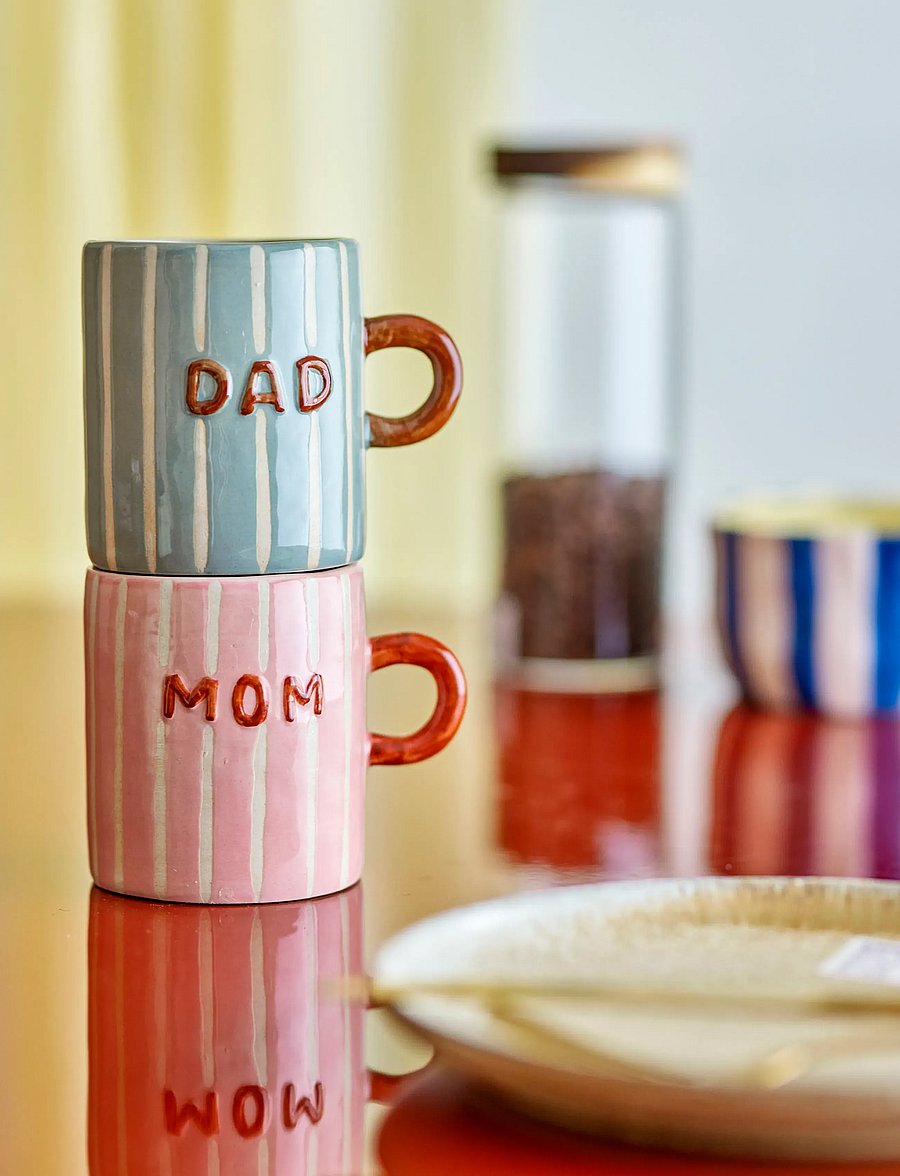 Bloomingville - Cherish Mug - kaffetassen - pink - 3