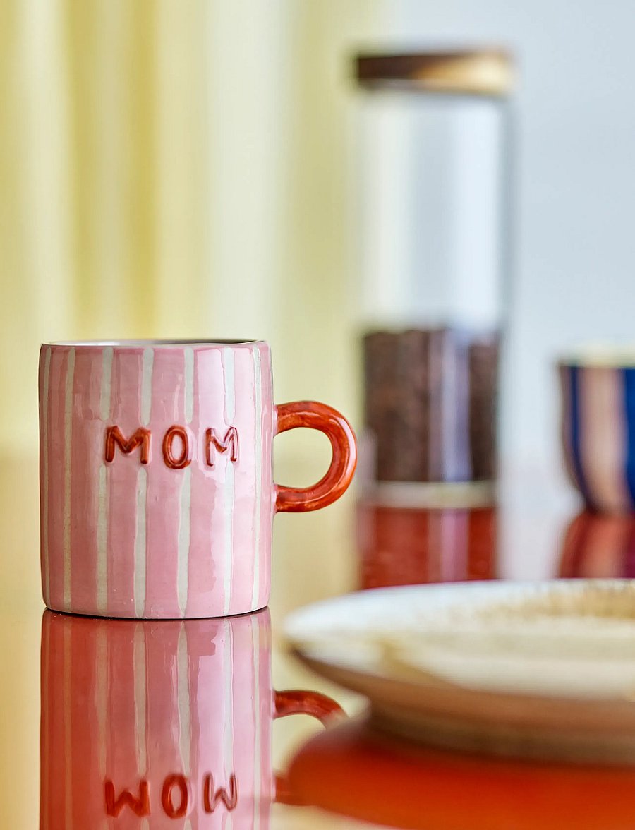 Bloomingville - Cherish Mug - kaffetassen - pink - 5