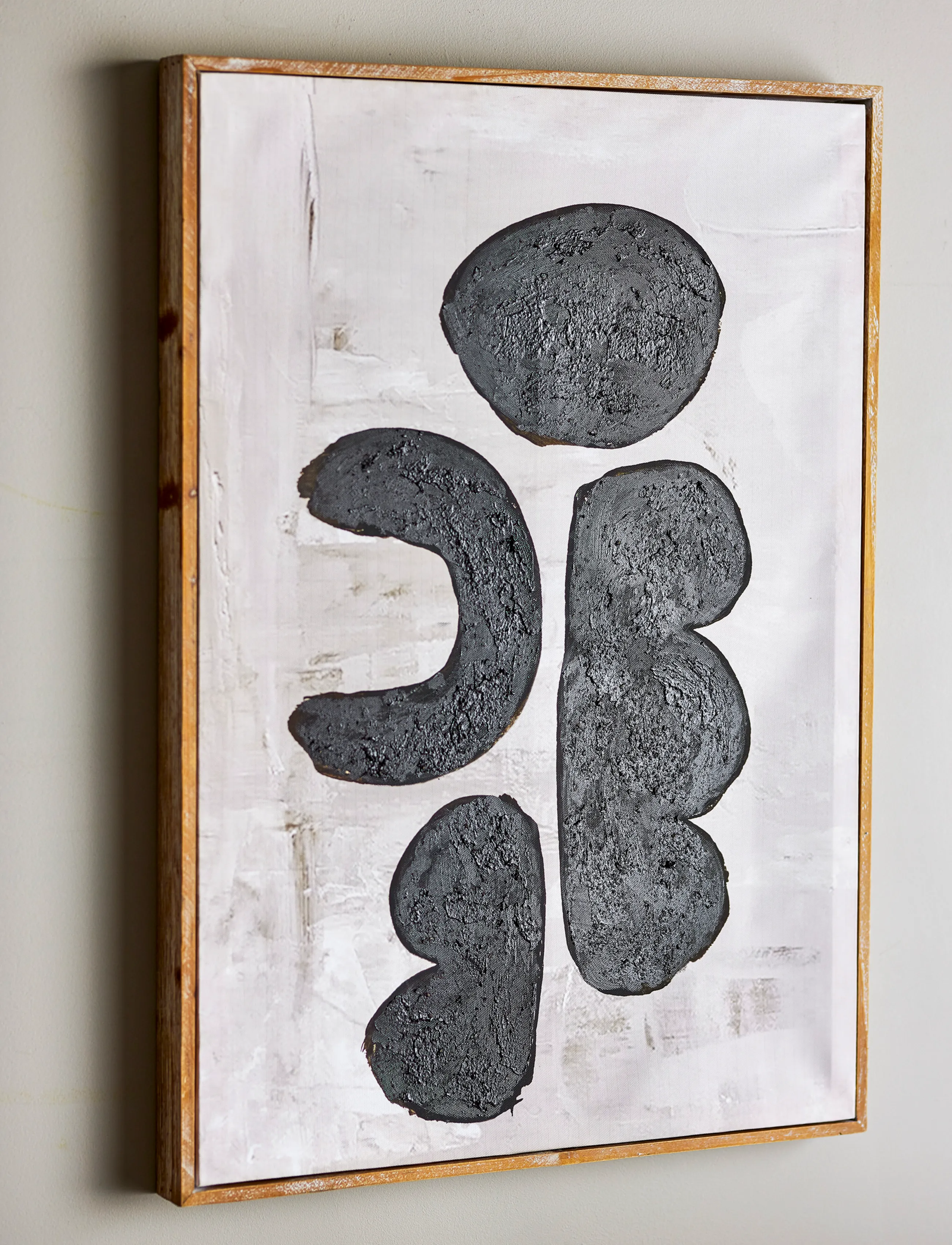Bloomingville - Comma Illustration w/ Frame - illustratsioonid - black - 0