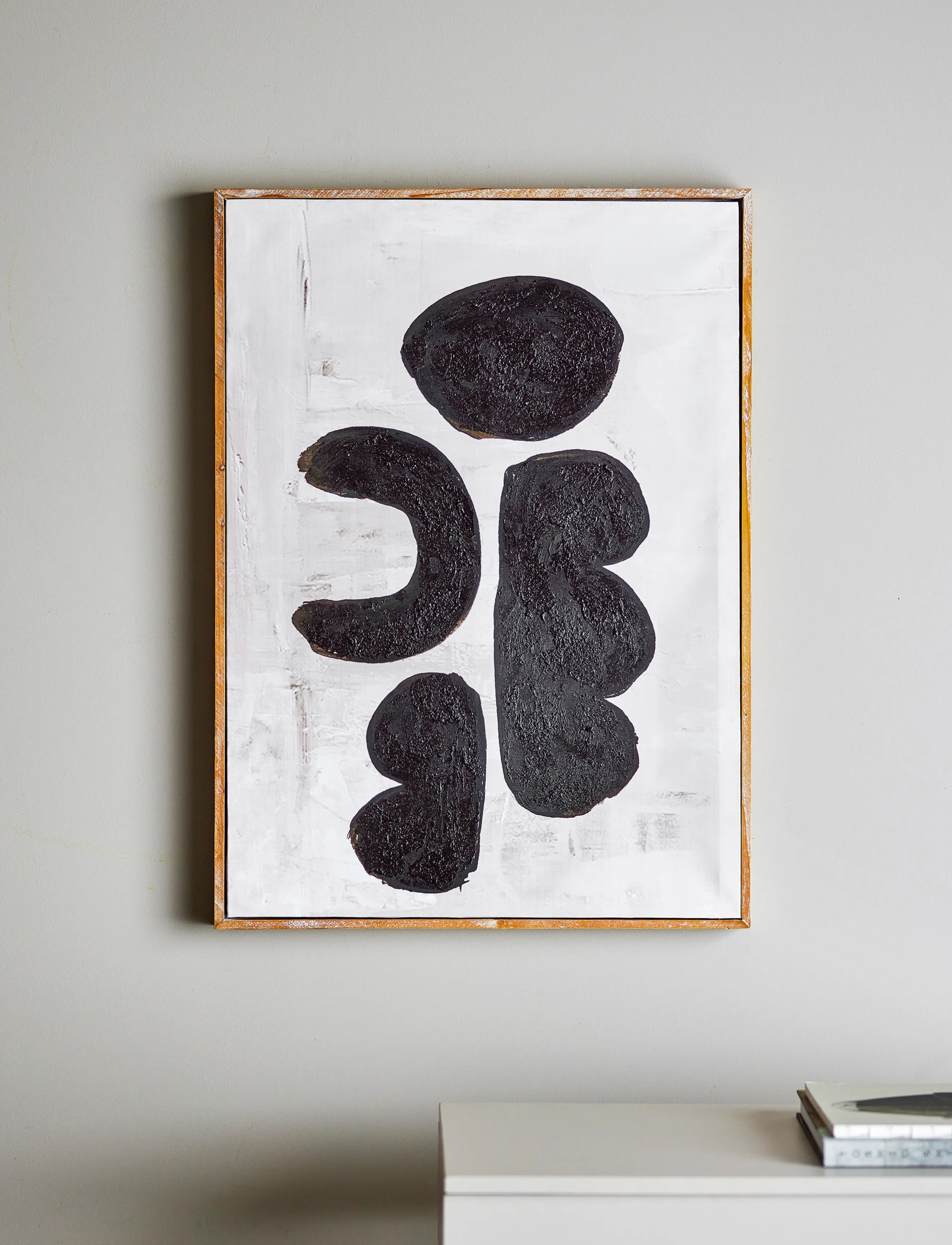 Bloomingville - Comma Illustration w/ Frame - illustratsioonid - black - 2