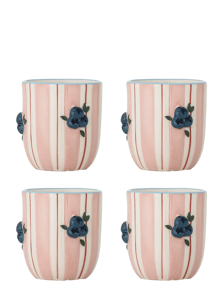 Bloomingville - Carry Cup - teetassen - pink - 1