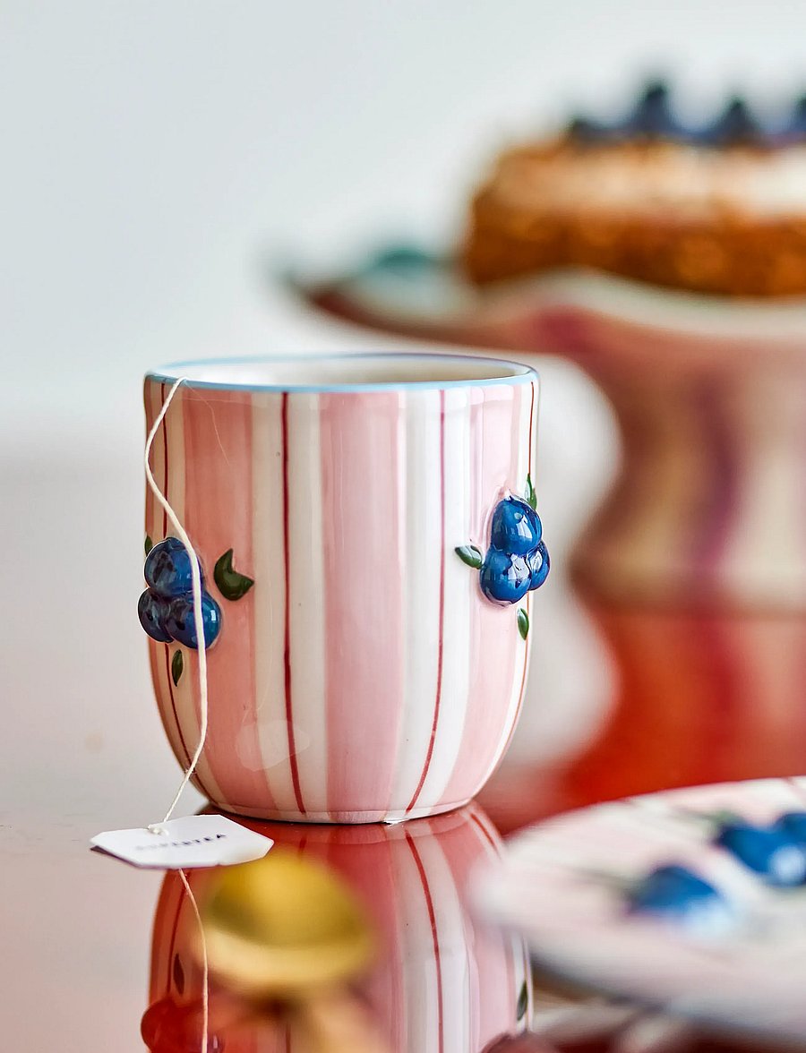 Bloomingville - Carry Cup - teetassen - pink - 0