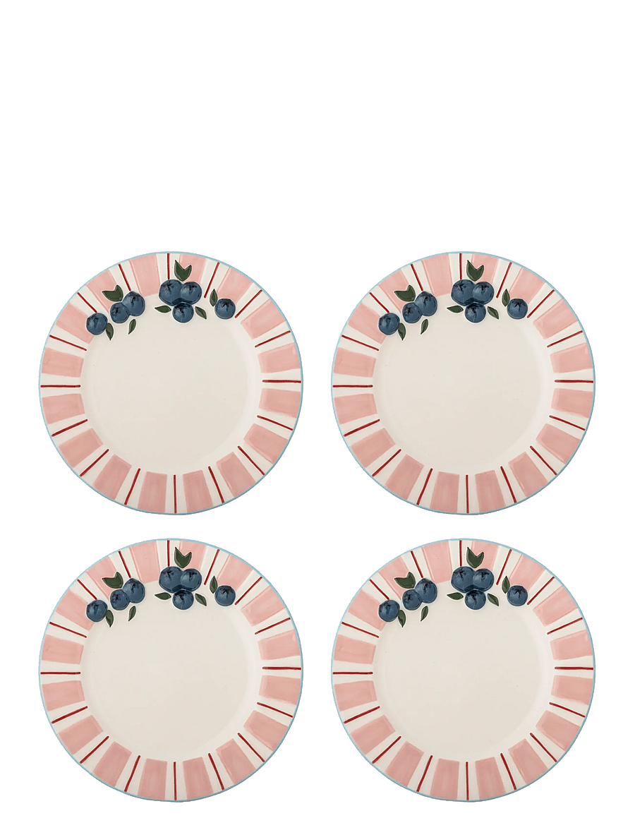 Bloomingville - Carry Plate - frühstücksteller - pink - 1