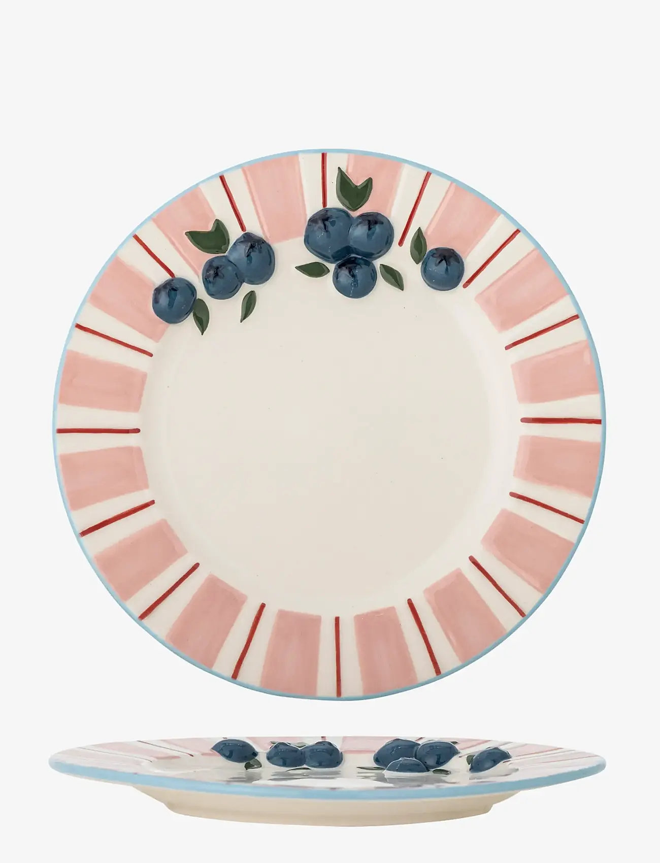 Bloomingville - Carry Plate - assietter - pink - 2