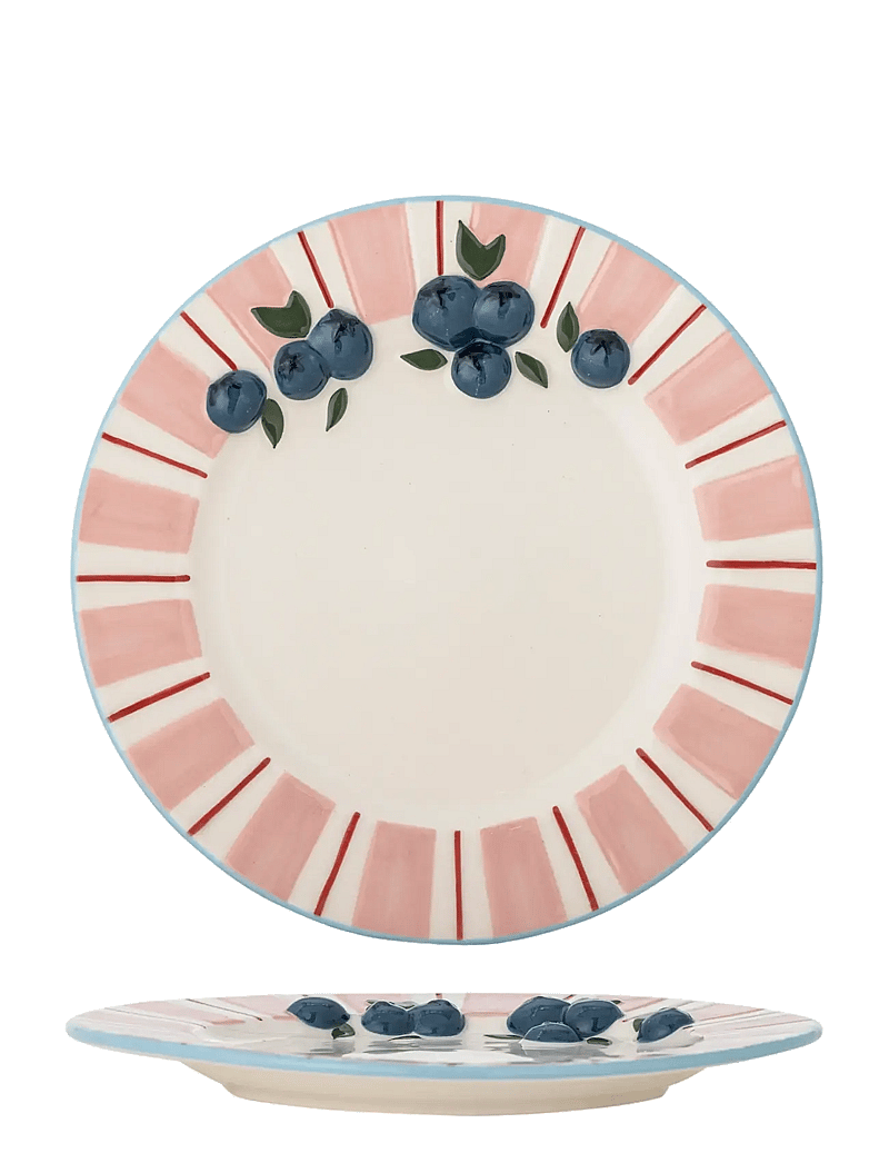 Bloomingville - Carry Plate - assietter - pink - 2