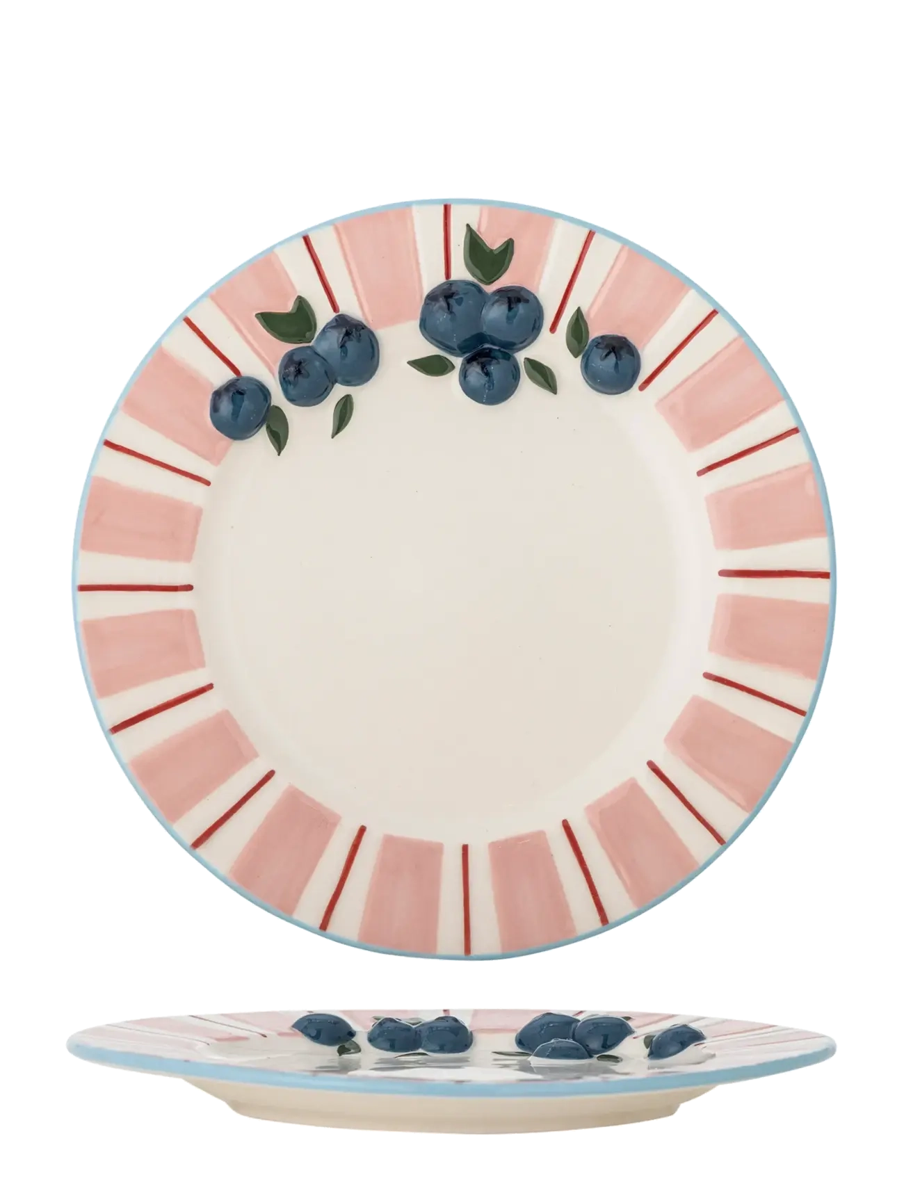 Bloomingville - Carry Plate - small plates - pink - 2