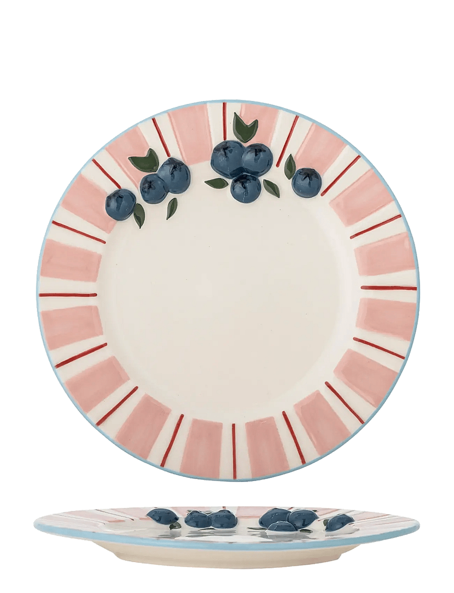 Bloomingville - Carry Plate - frühstücksteller - pink - 2