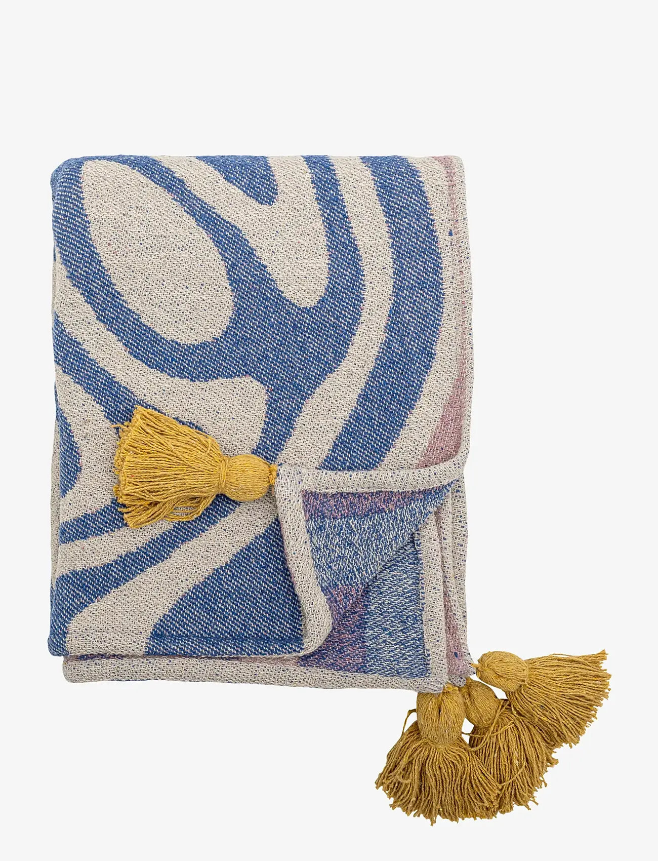 Bloomingville - Arlie Throw - huovat & viltit - blue - 1