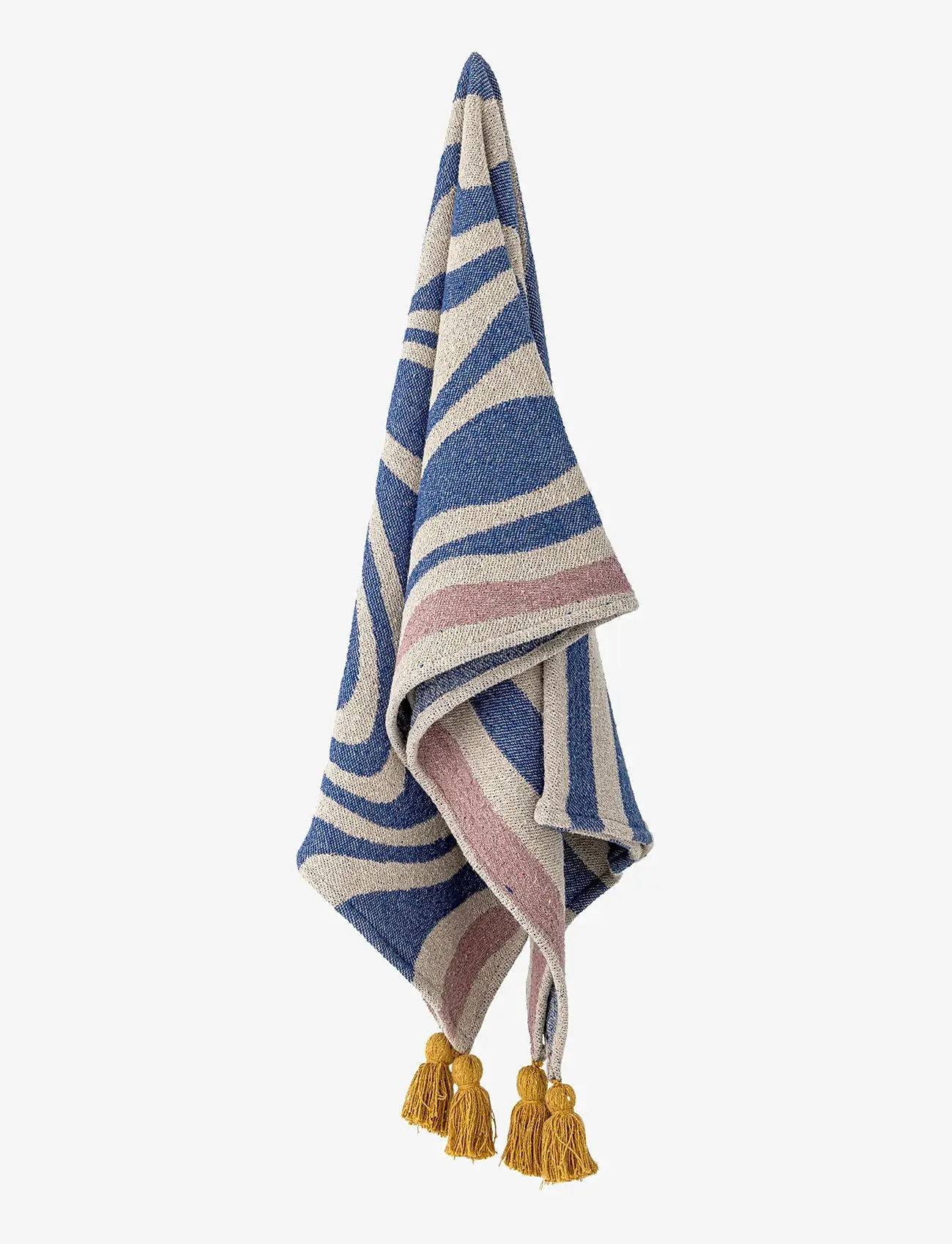 Bloomingville - Arlie Throw - huovat & viltit - blue - 2