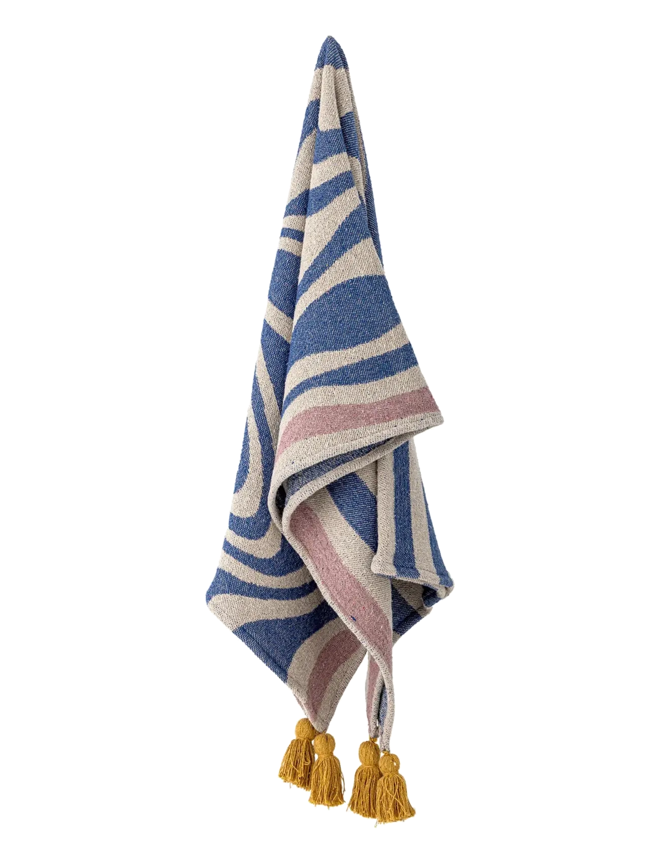 Bloomingville - Arlie Throw - huovat & viltit - blue - 2
