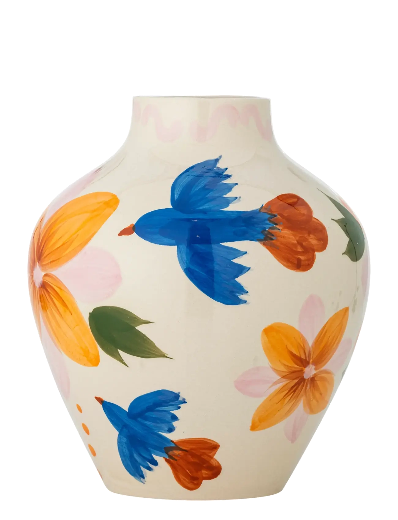 Bloomingville Maricala Vase, Vase, Creme, Str: H27CM