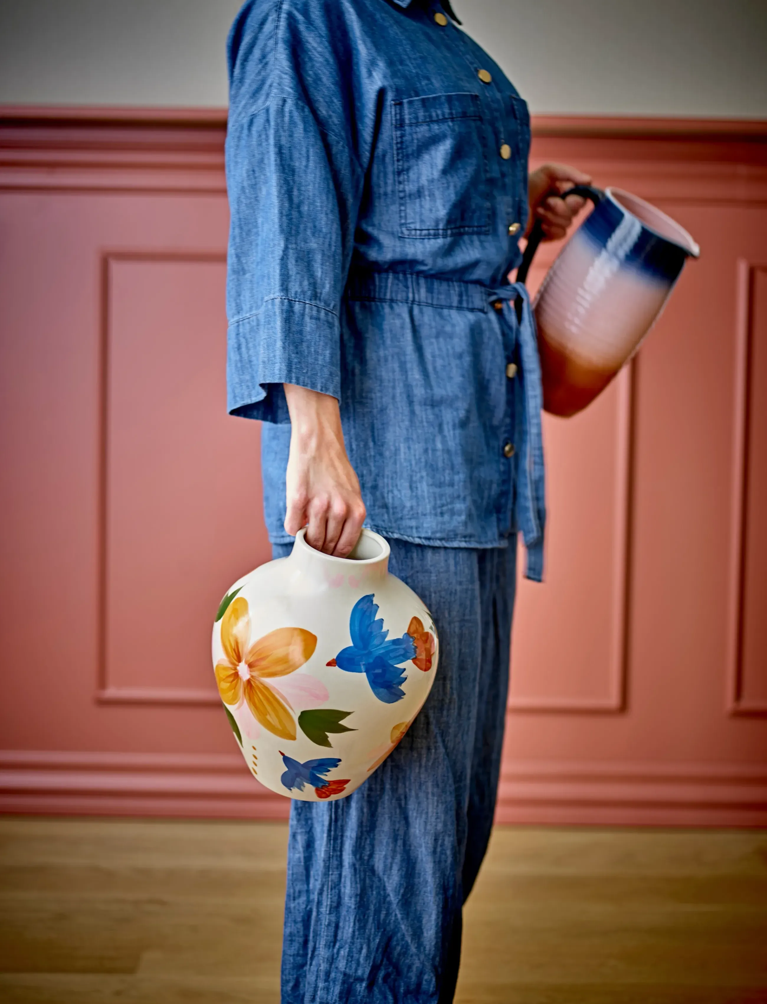 Bloomingville Maricala Vase, H27 cm, Cream, Vases > Other Vases, Unisex