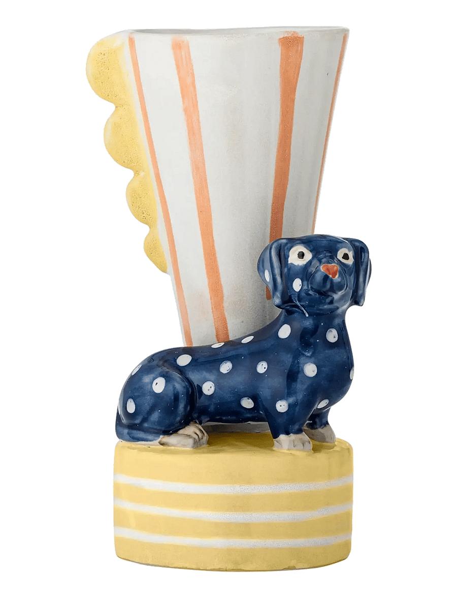 Bloomingville - Dachsy Vase - vasen - multi-coloured - 1