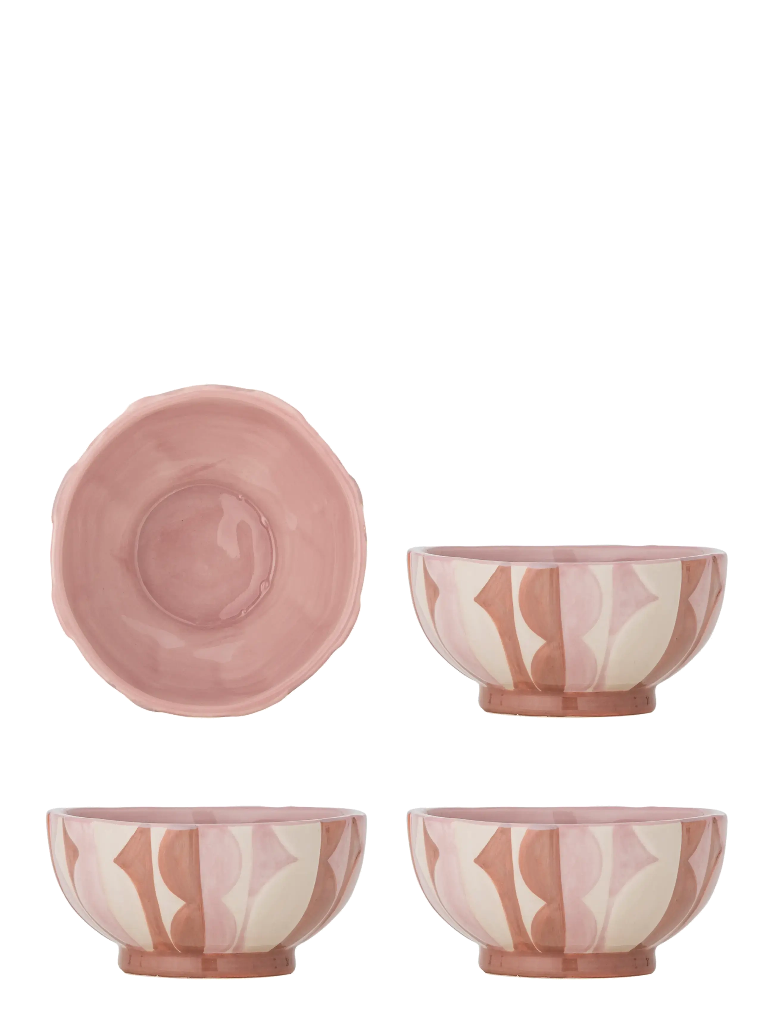 Bloomingville Saul Bowl - Bloomingville - PINK / pink/rose