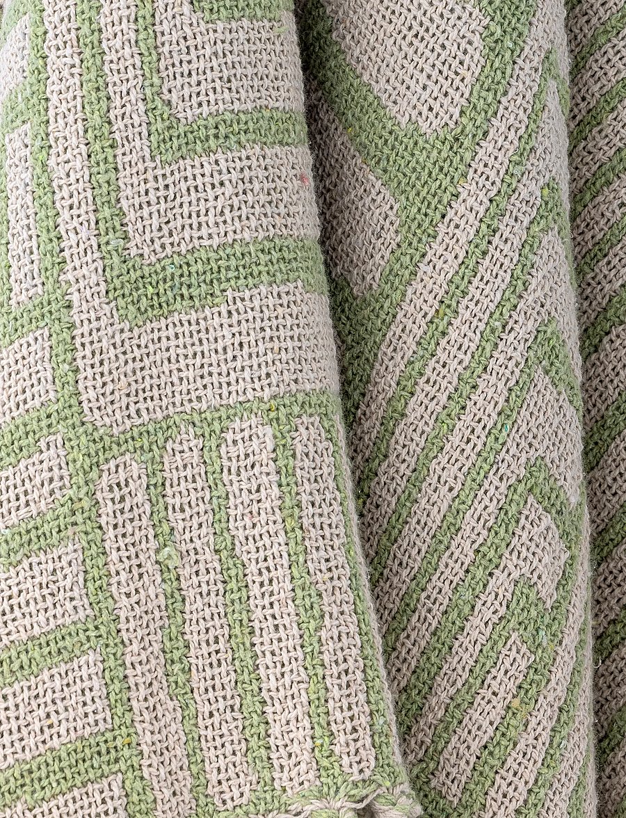 Bloomingville - Velva Throw - die niedrigsten preise - green - 5