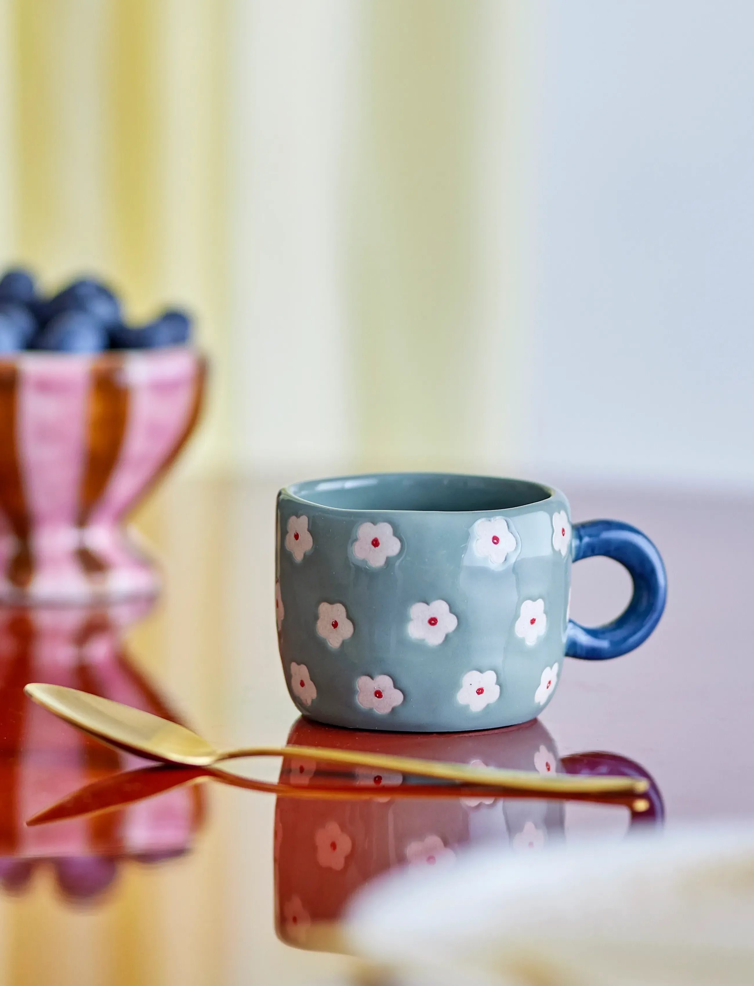 Bloomingville - Nini Cup - koffiekopjes - blue - 3