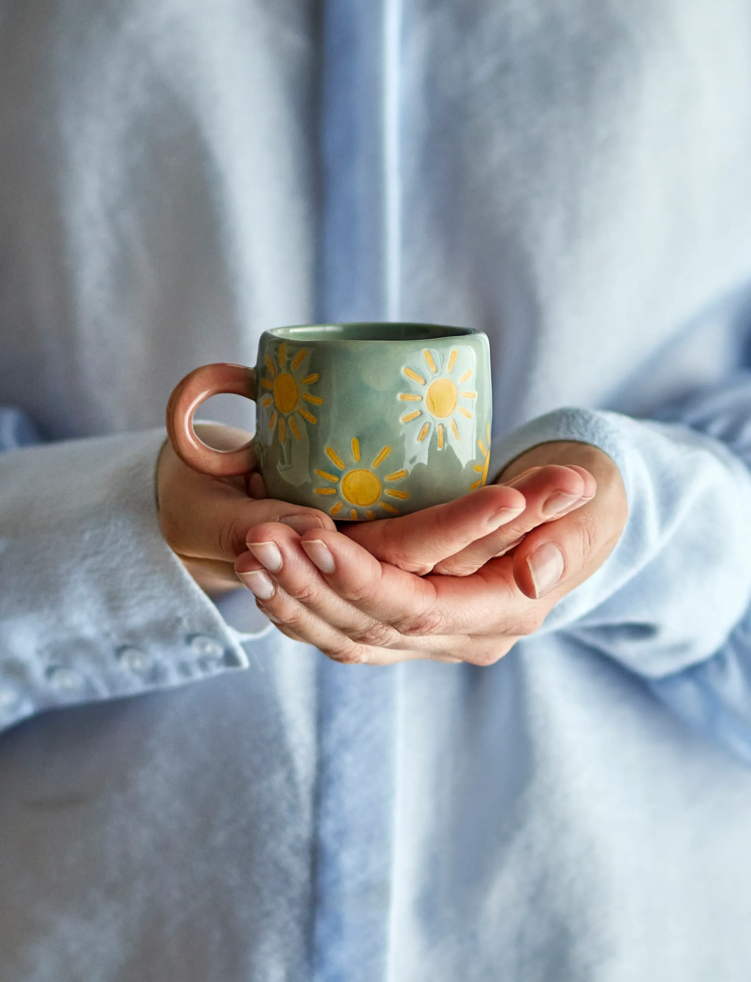 Bloomingville Nini Cup, 110 ml, Cups & Mugs, Blau - Coffee Cups, Homeware