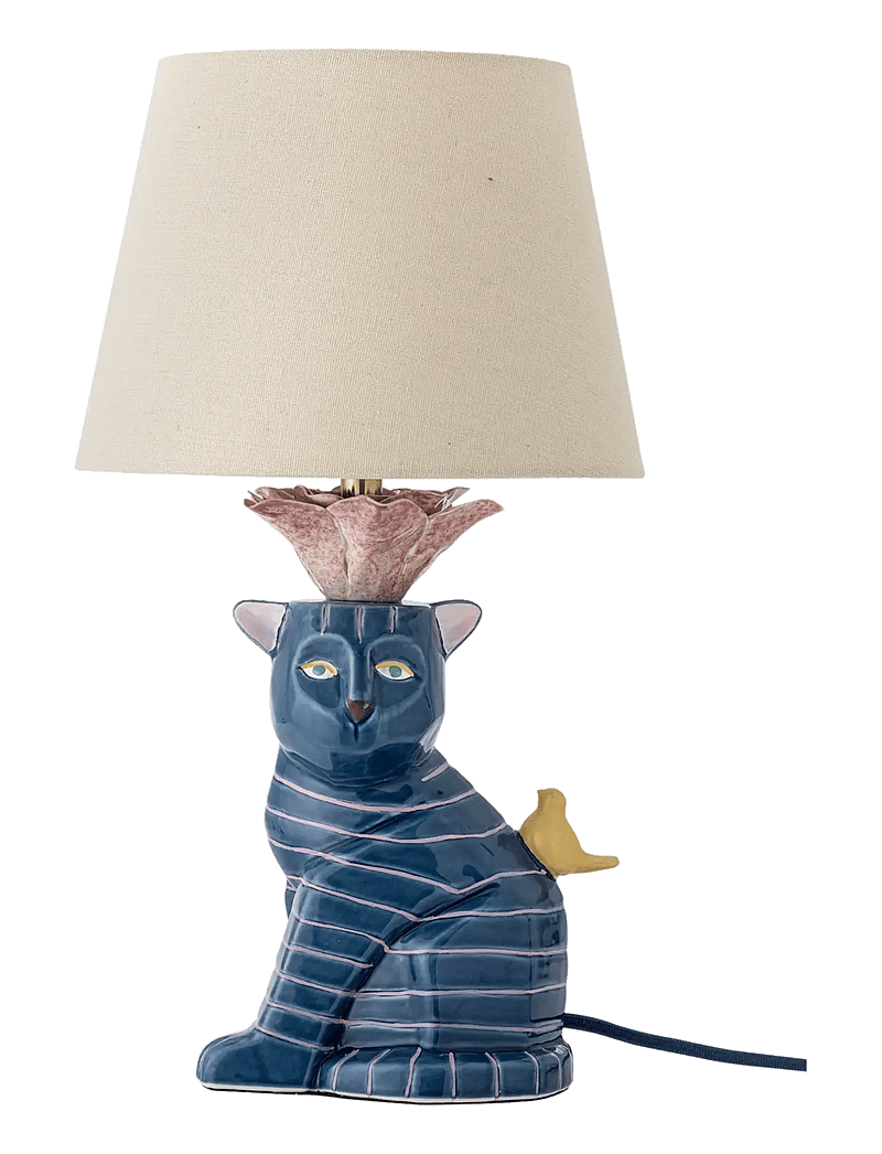 Bloomingville - Eri Table Lamp - schreibtisch- & tischlampen - blue - 1