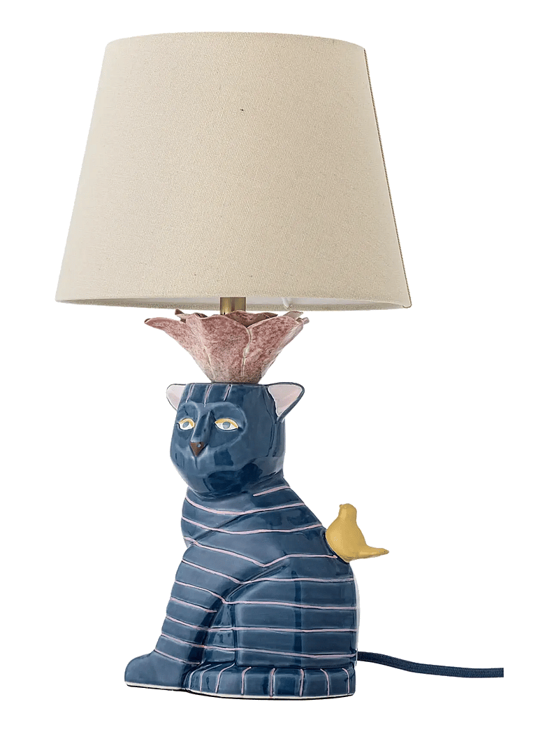 Bloomingville - Eri Table Lamp - schreibtisch- & tischlampen - blue - 2