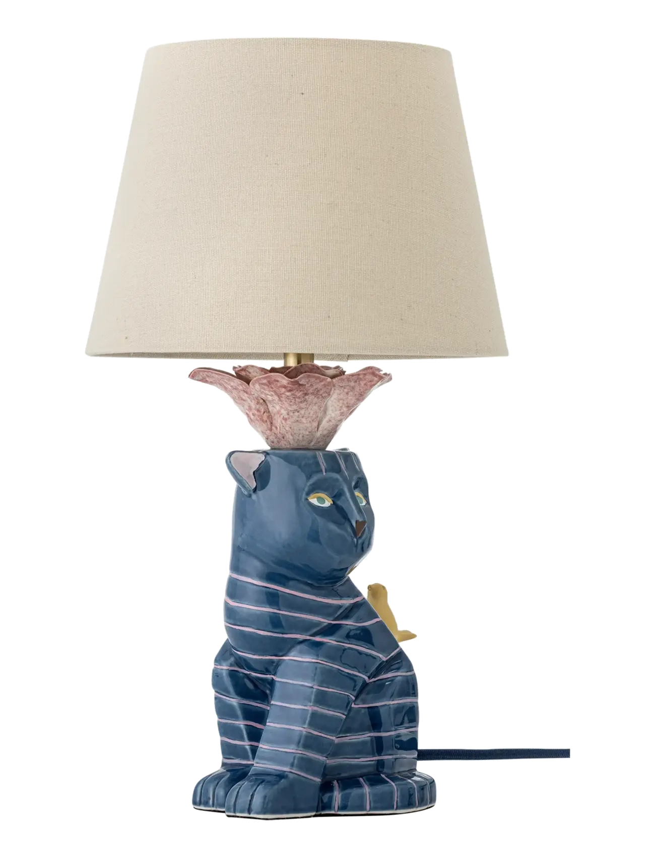 Bloomingville - Eri Table Lamp - pöytävalaisimet - blue - 3