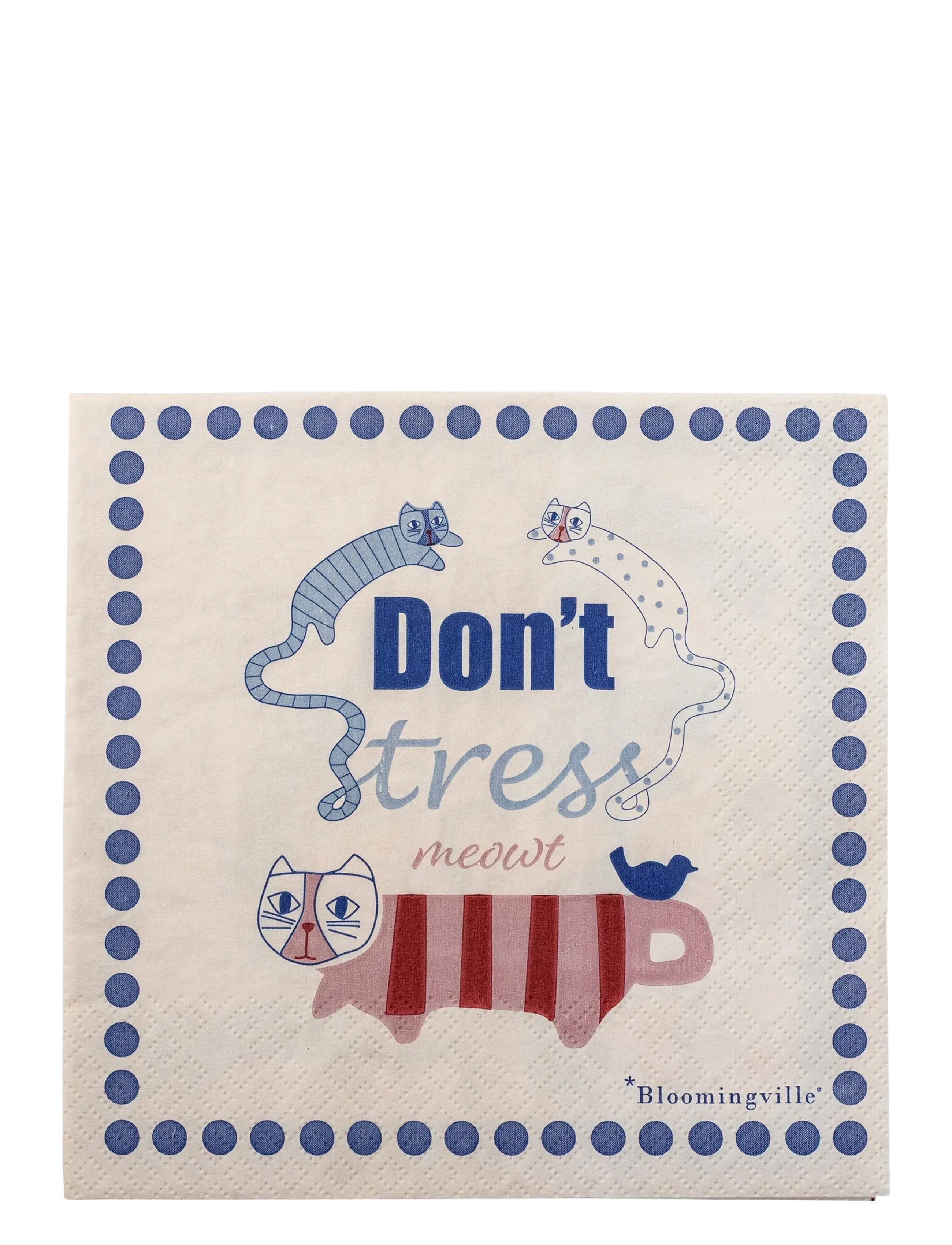 Bloomingville Missy Napkin, Paper Serviet, Creme, Str: 33X33CM