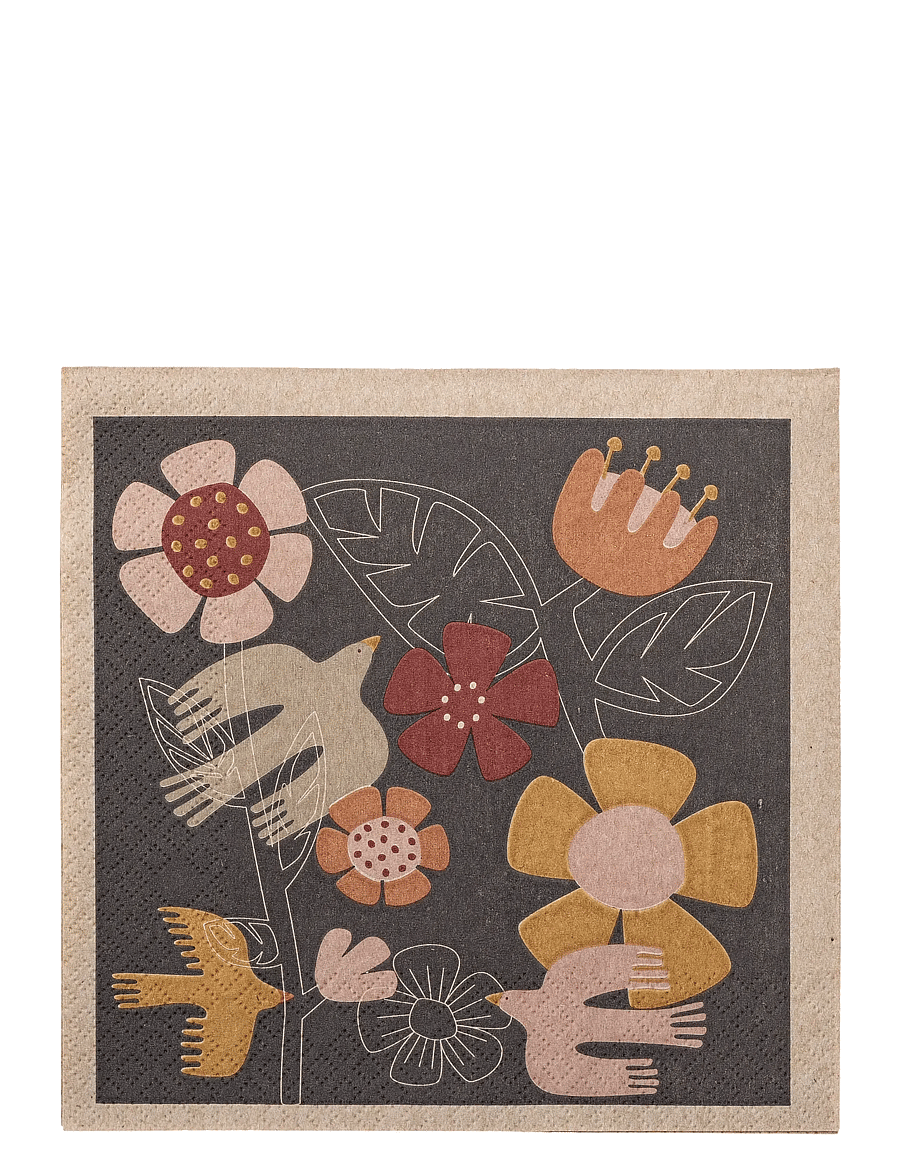Bloomingville - Vivielle Napkin - papierservietten - beige - 2
