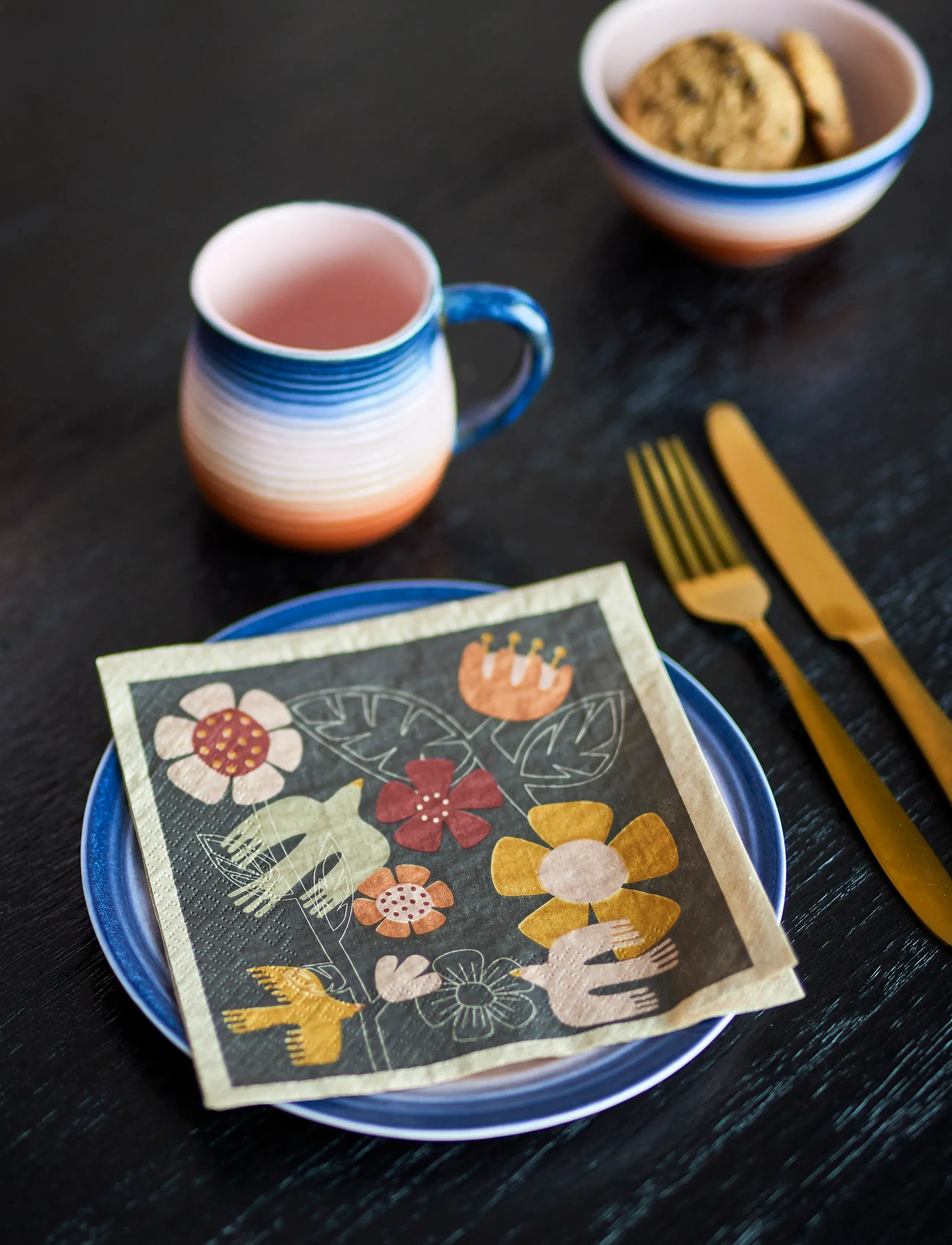 Bloomingville Vivielle Napkin, 33X33 cm, Napkins, Beige - Paper Homeware