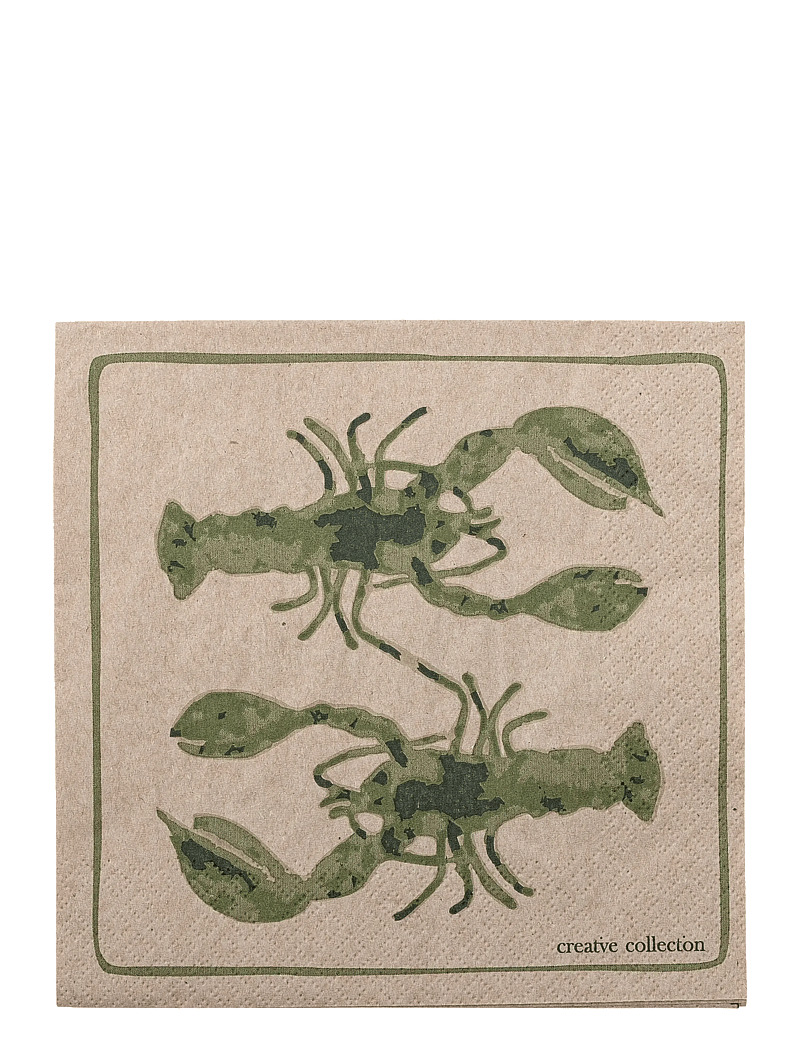 Bloomingville - Hadden Napkin - papierservietten - green - 1