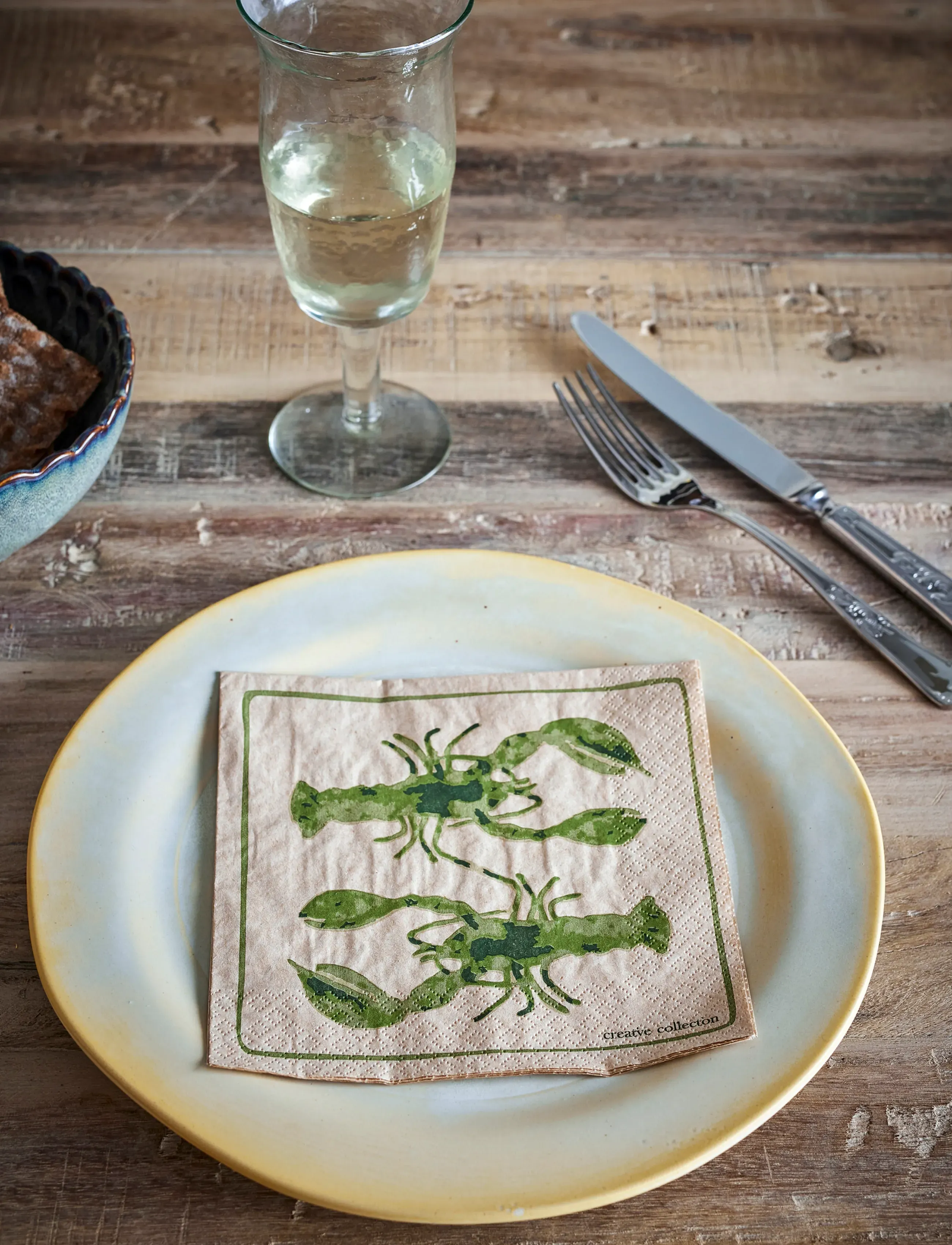 Bloomingville - Hadden Napkin - green - 4