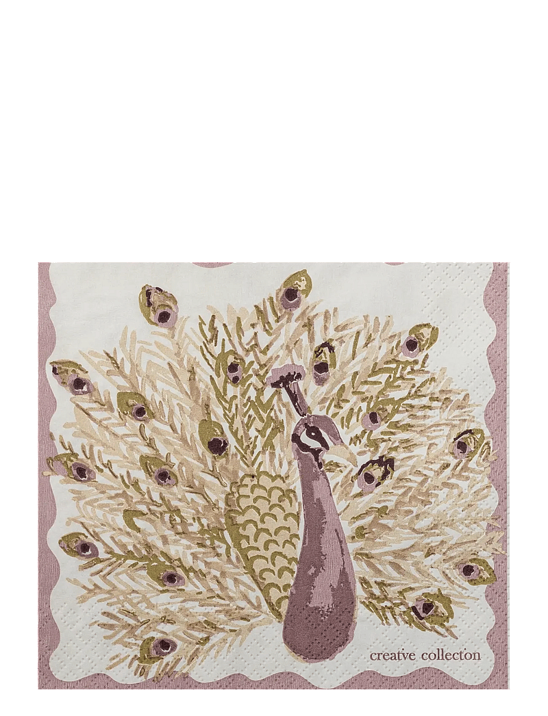 Bloomingville - Petrilli Napkin - pappersservetter - pink - 1
