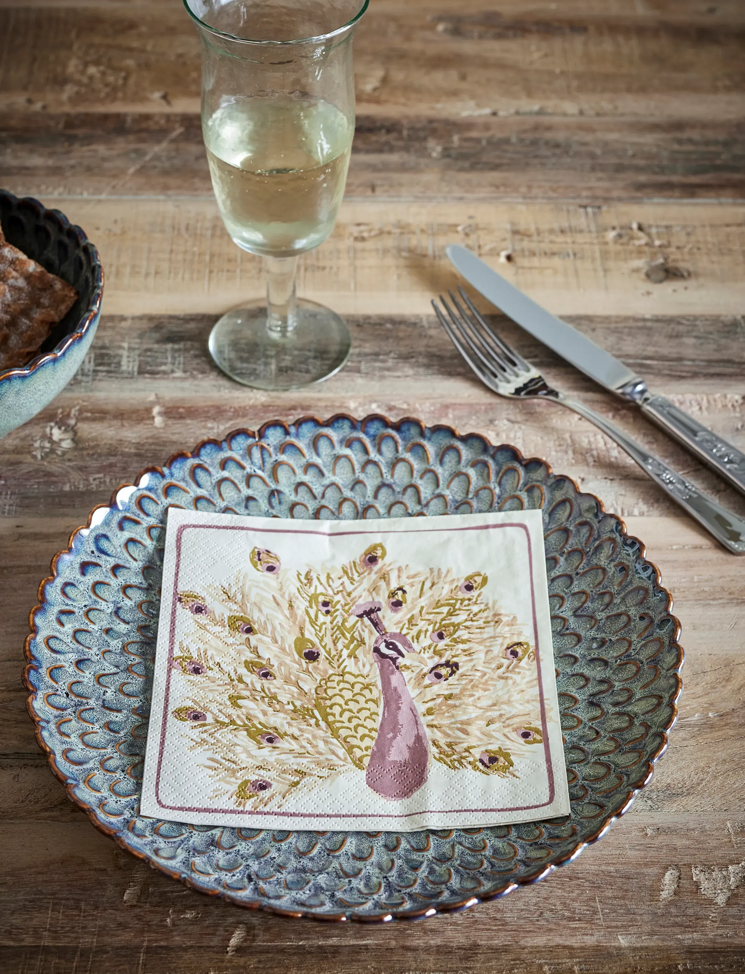 Bloomingville Petrilli Napkin, 33X33 cm, Napkins, Rosa - Paper Homeware