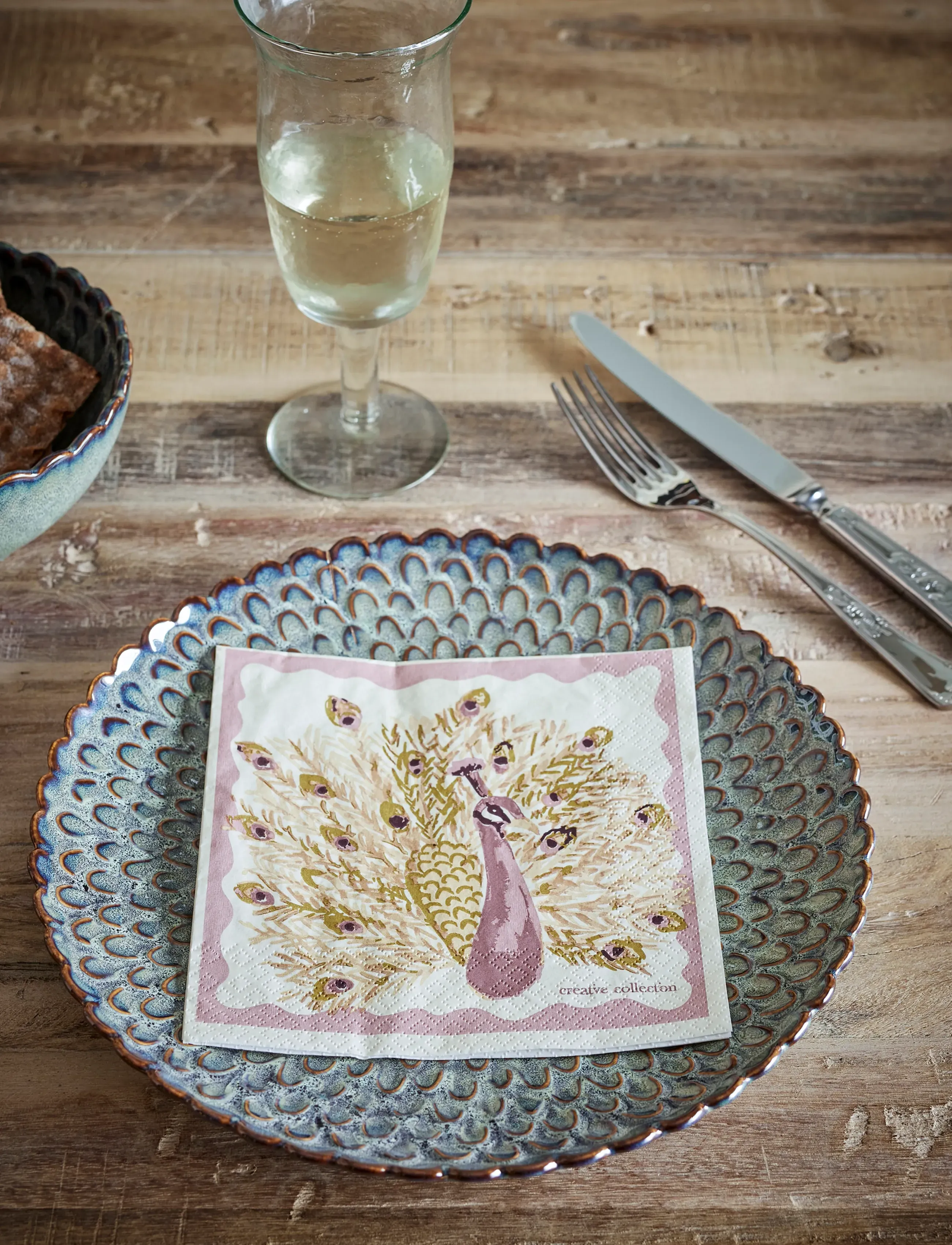 Bloomingville - Petrilli Napkin - pappersservetter - pink - 3