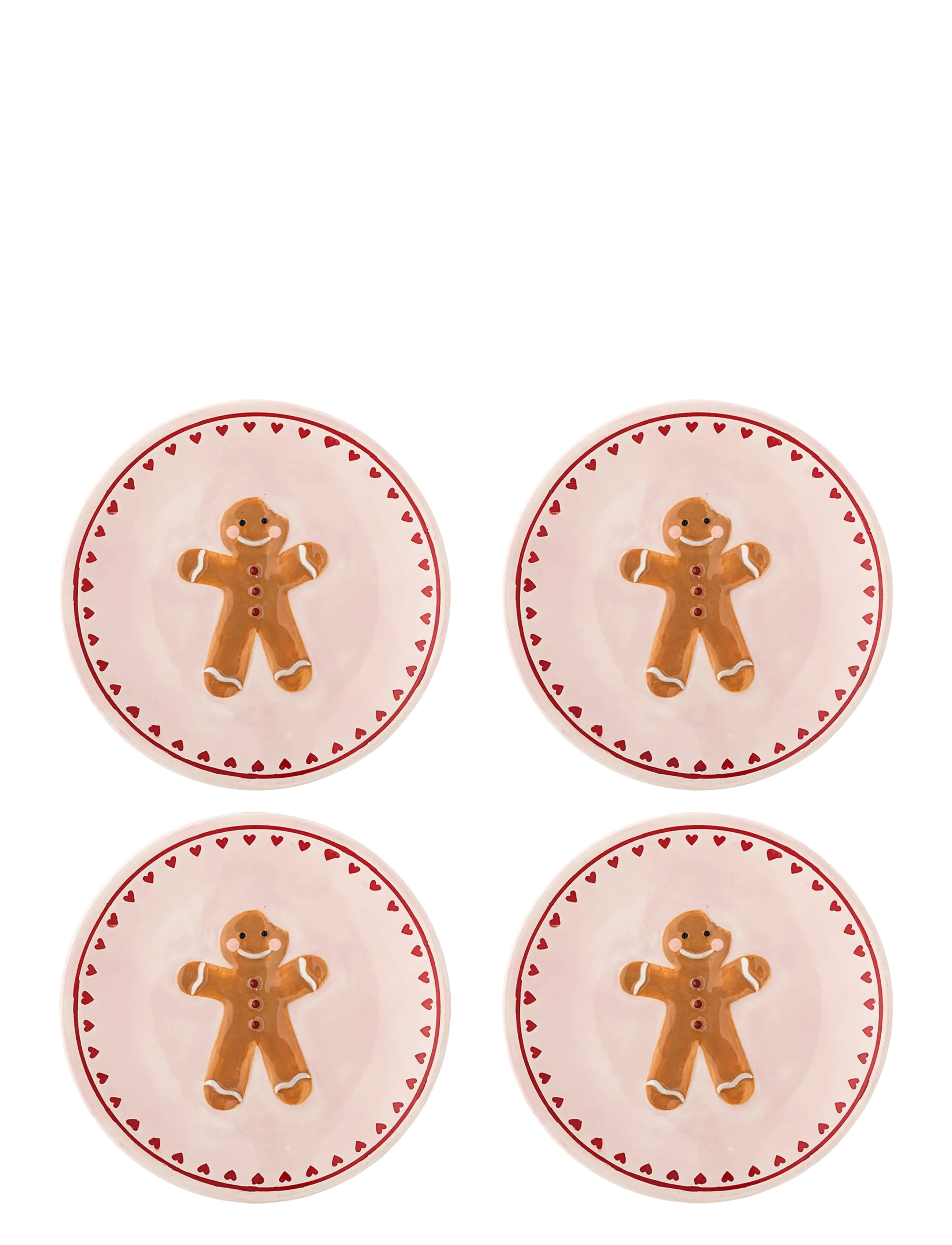 Bloomingville Binna Plate - Interiør - PINK / pink/rose
