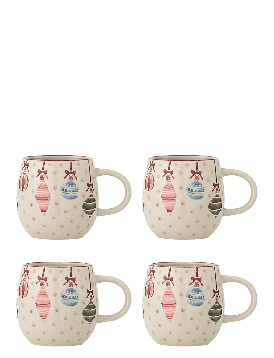 Bloomingville - Ornamentia Mug - weihnachtsdekoration - red - 1