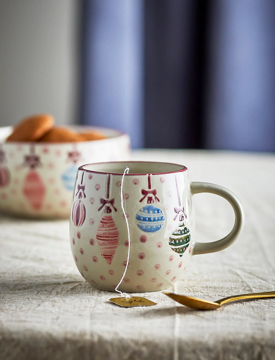 Bloomingville - Ornamentia Mug - weihnachtsdekoration - red - 3