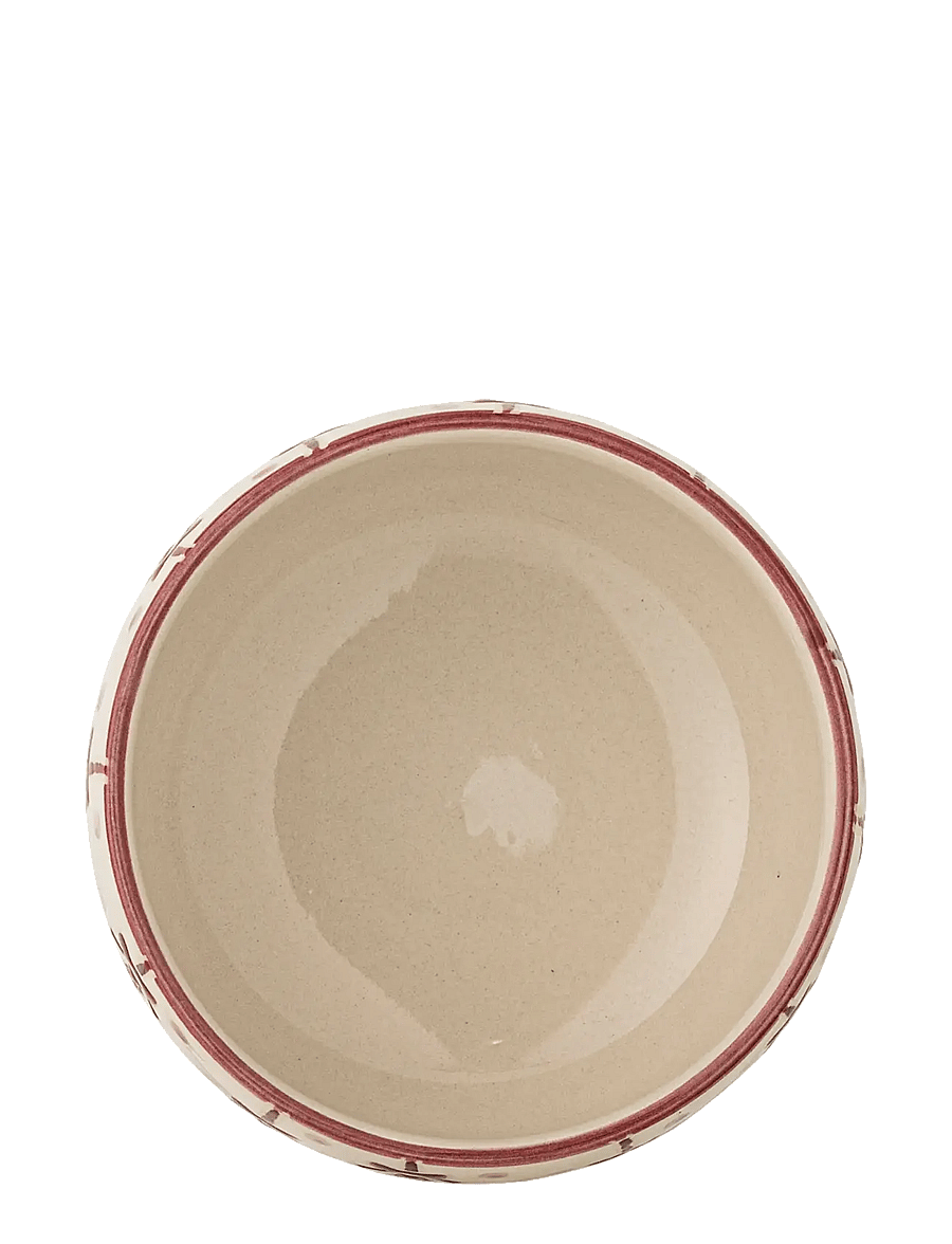 Bloomingville - Ornamentia Bowl - müslischalen - red - 2