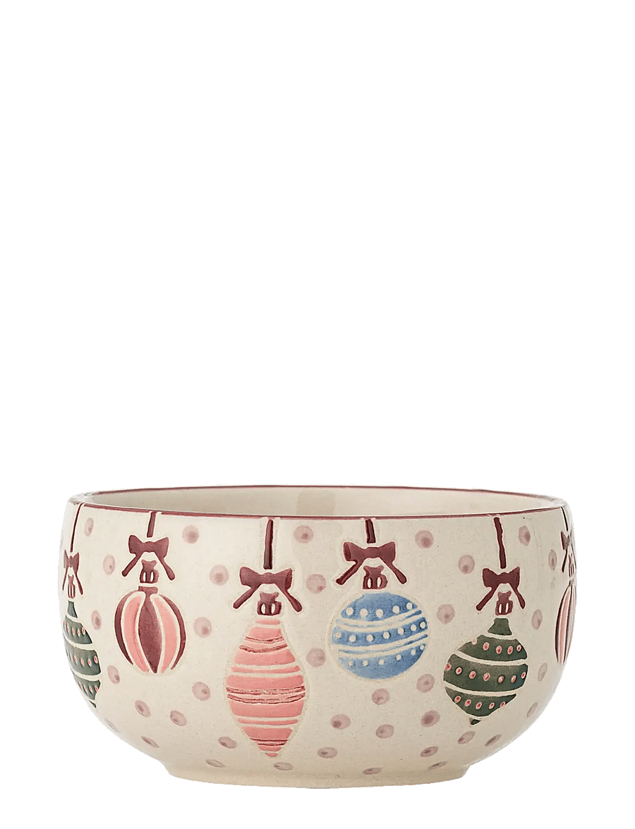 Bloomingville - Ornamentia Bowl - müslischalen - red - 3