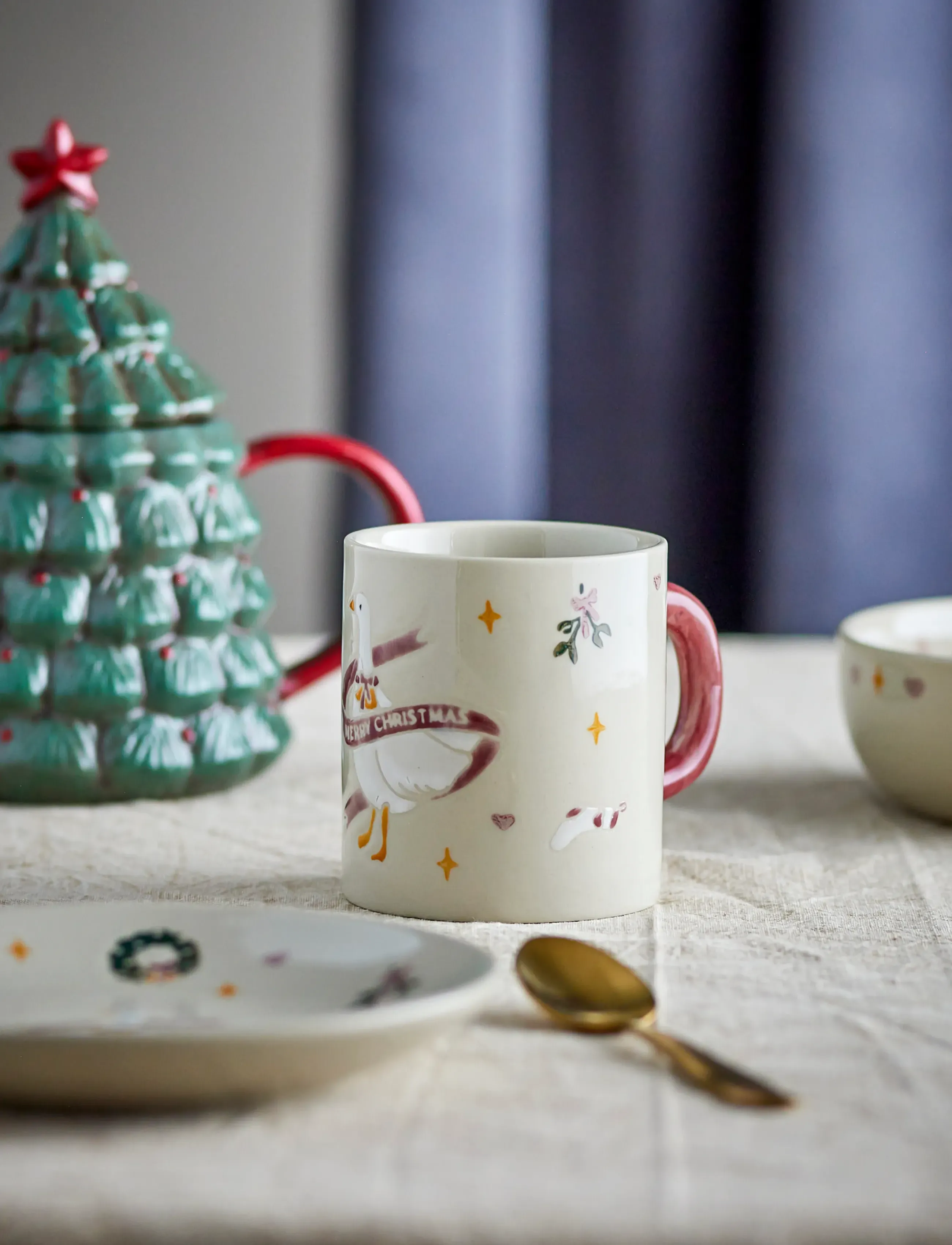 Bloomingville - Mary Mug - red - 4
