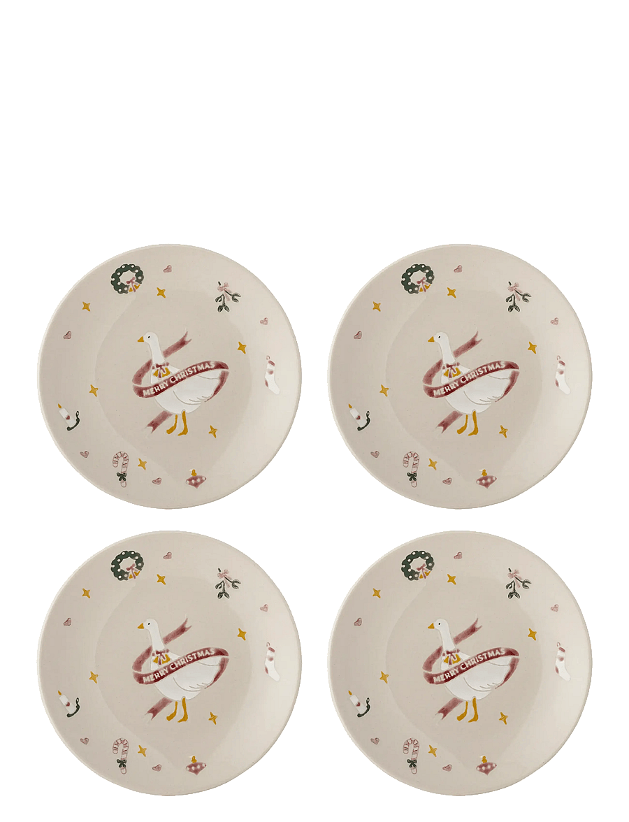 Bloomingville - Mary Plate - dekoracje świąteczne - red - 1