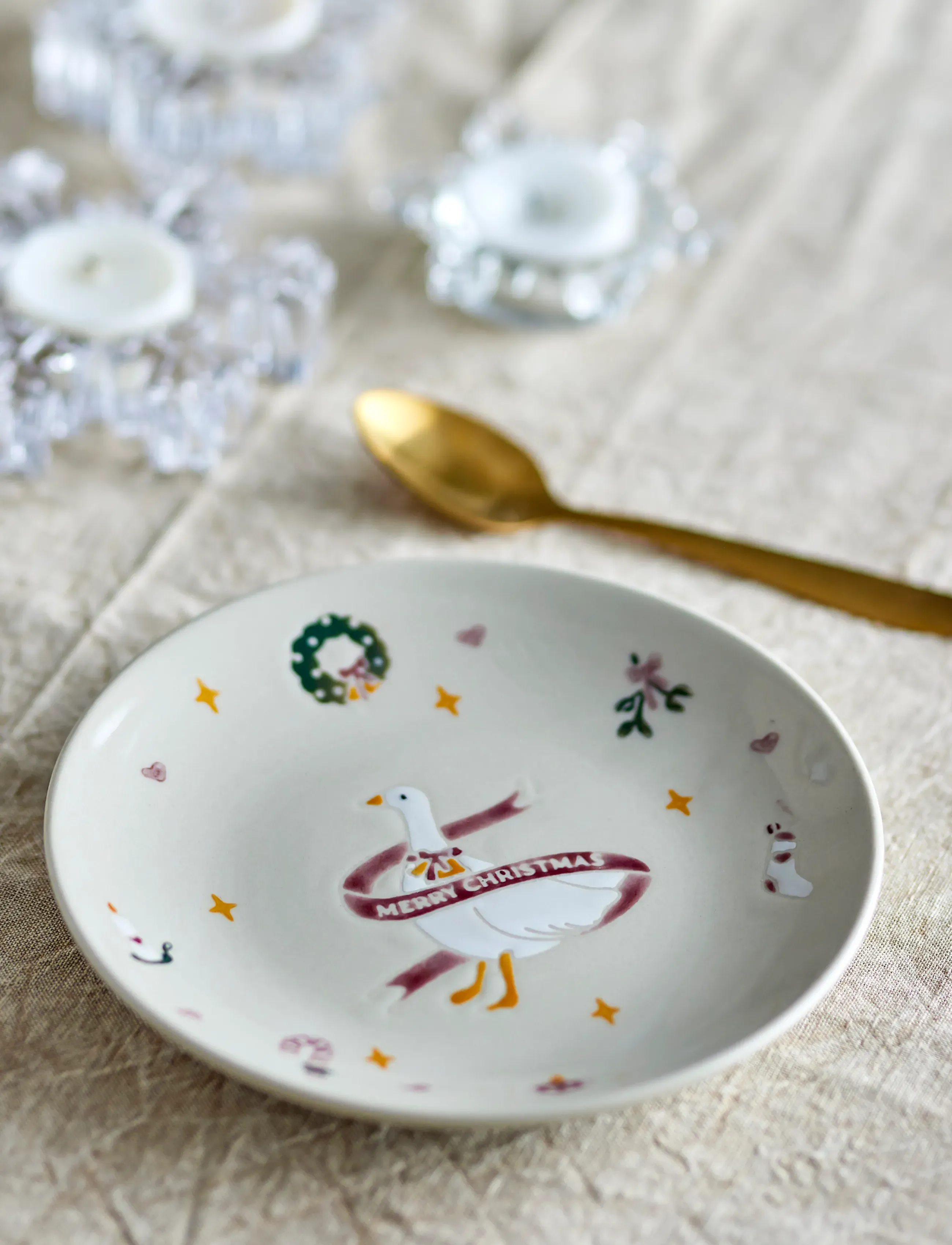 Bloomingville - Mary Plate - red - 0