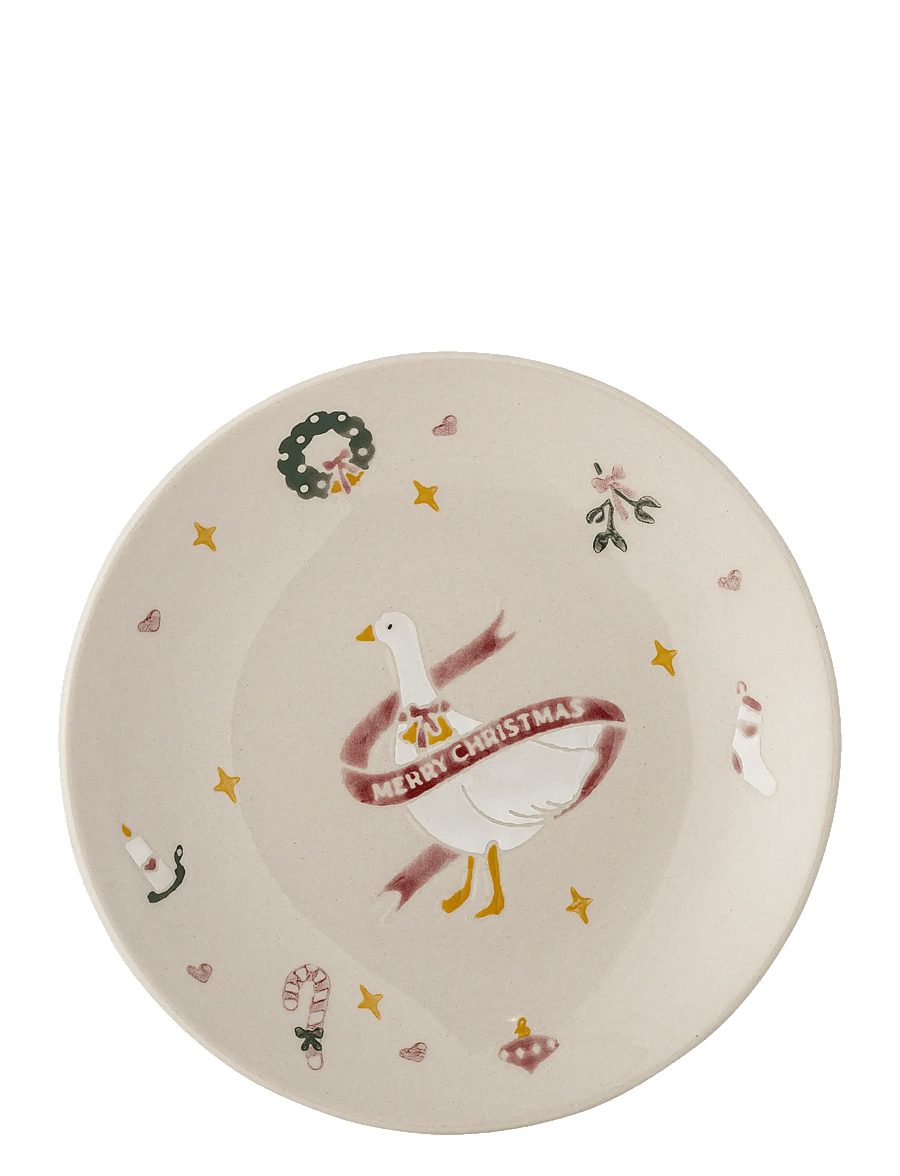Bloomingville - Mary Plate - dekoracje świąteczne - red - 3