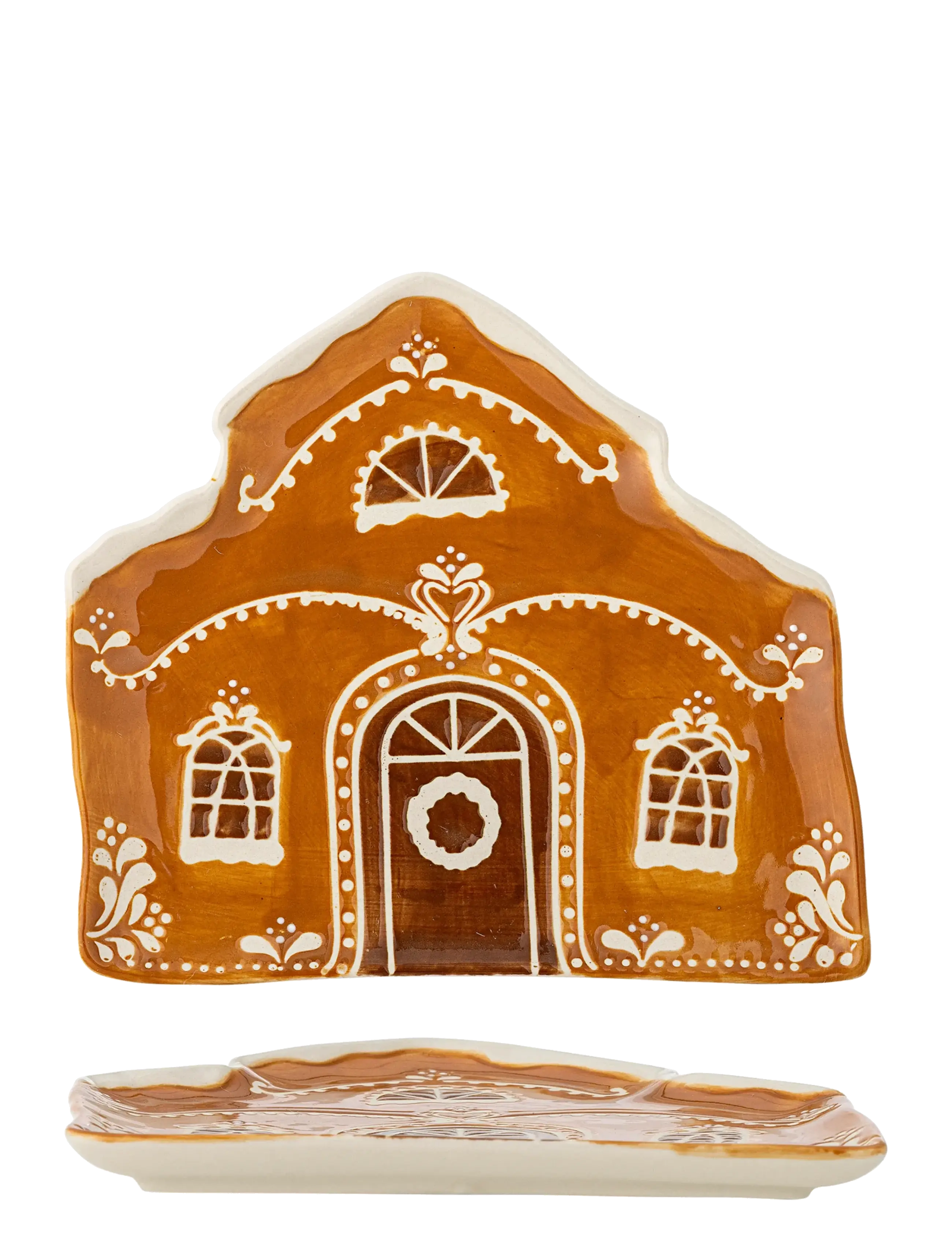 Bloomingville Gina Serving Plate - Vis alt - BROWN / brown