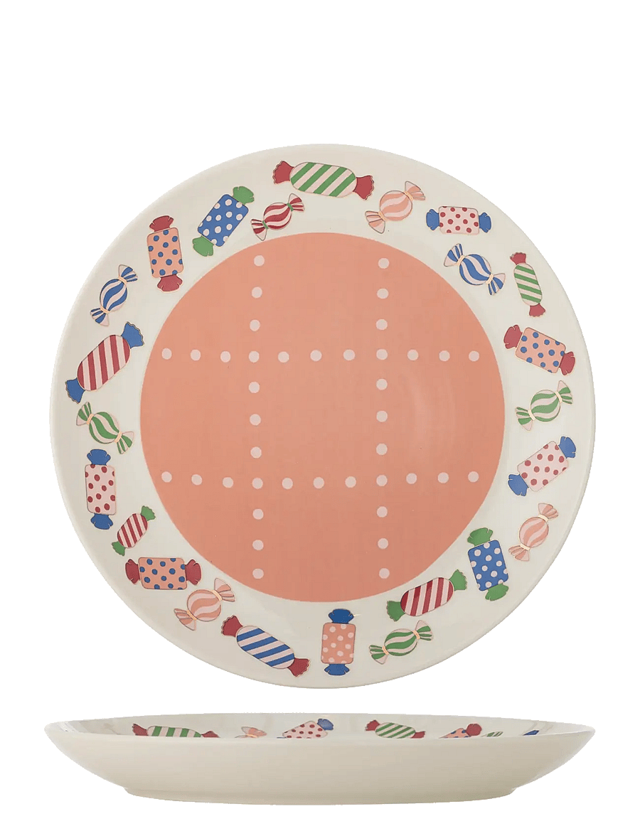 Bloomingville - Caramella Plate - weihnachtsdekoration - multi-coloured - 1