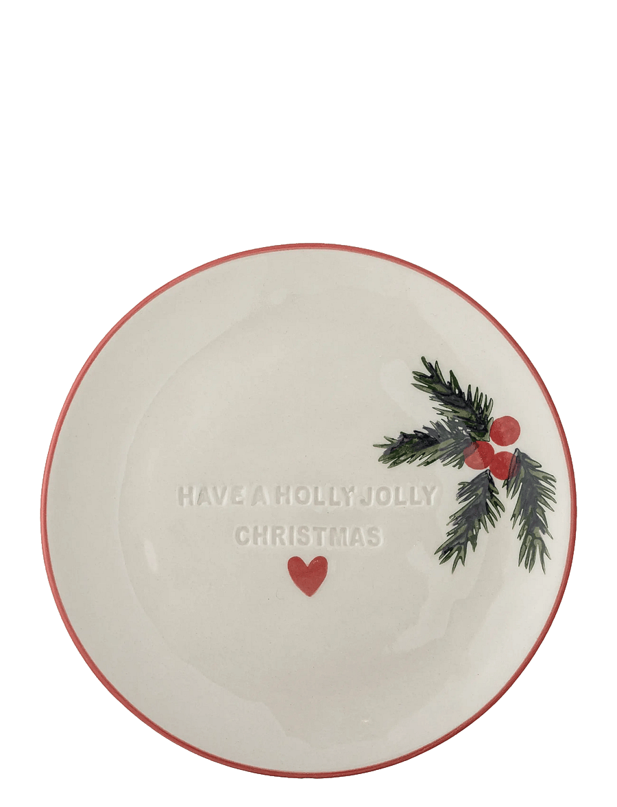 Bloomingville - Jovida Plate - geschenke unter 100€ - white - 1