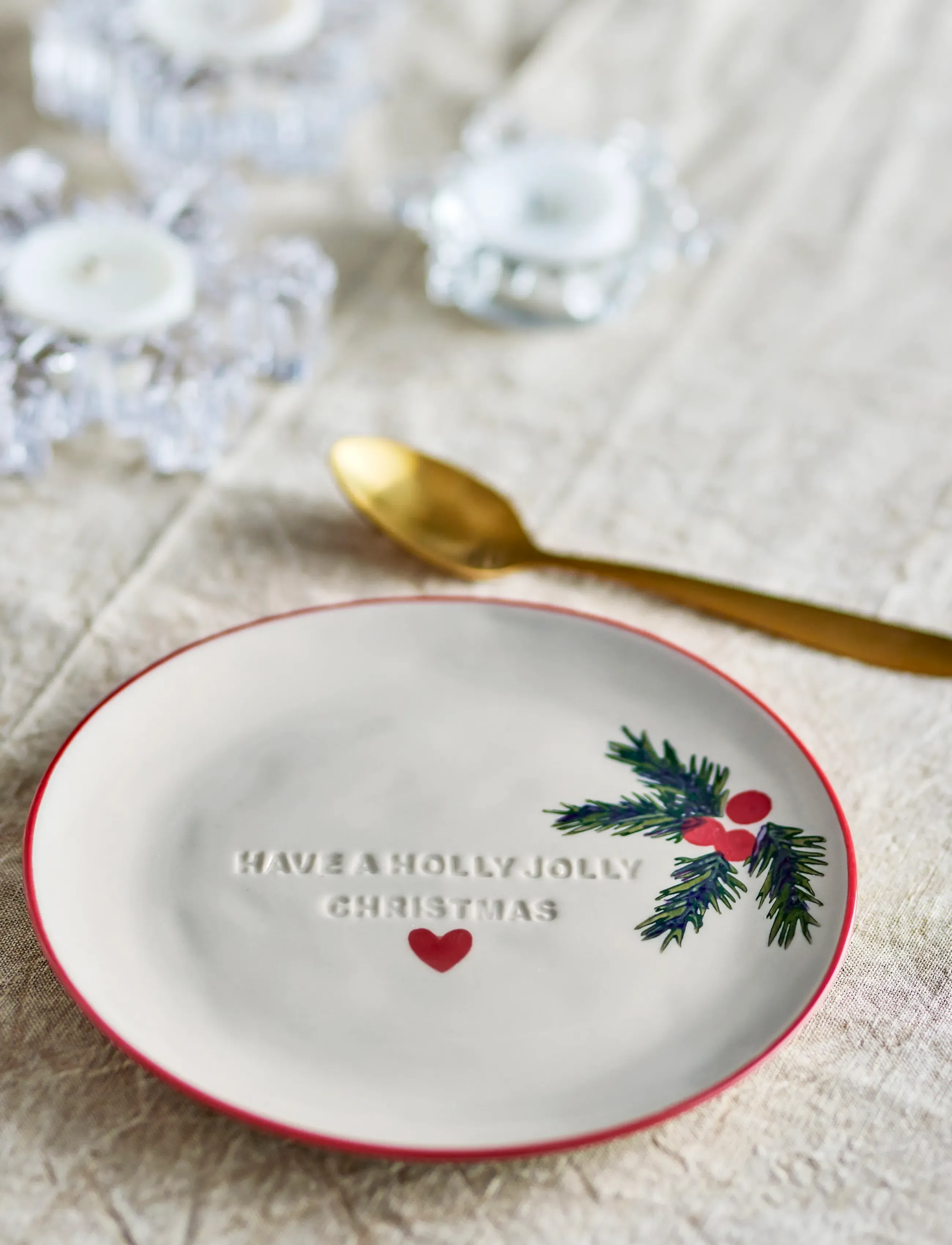 Bloomingville - Jovida Plate - white - 0