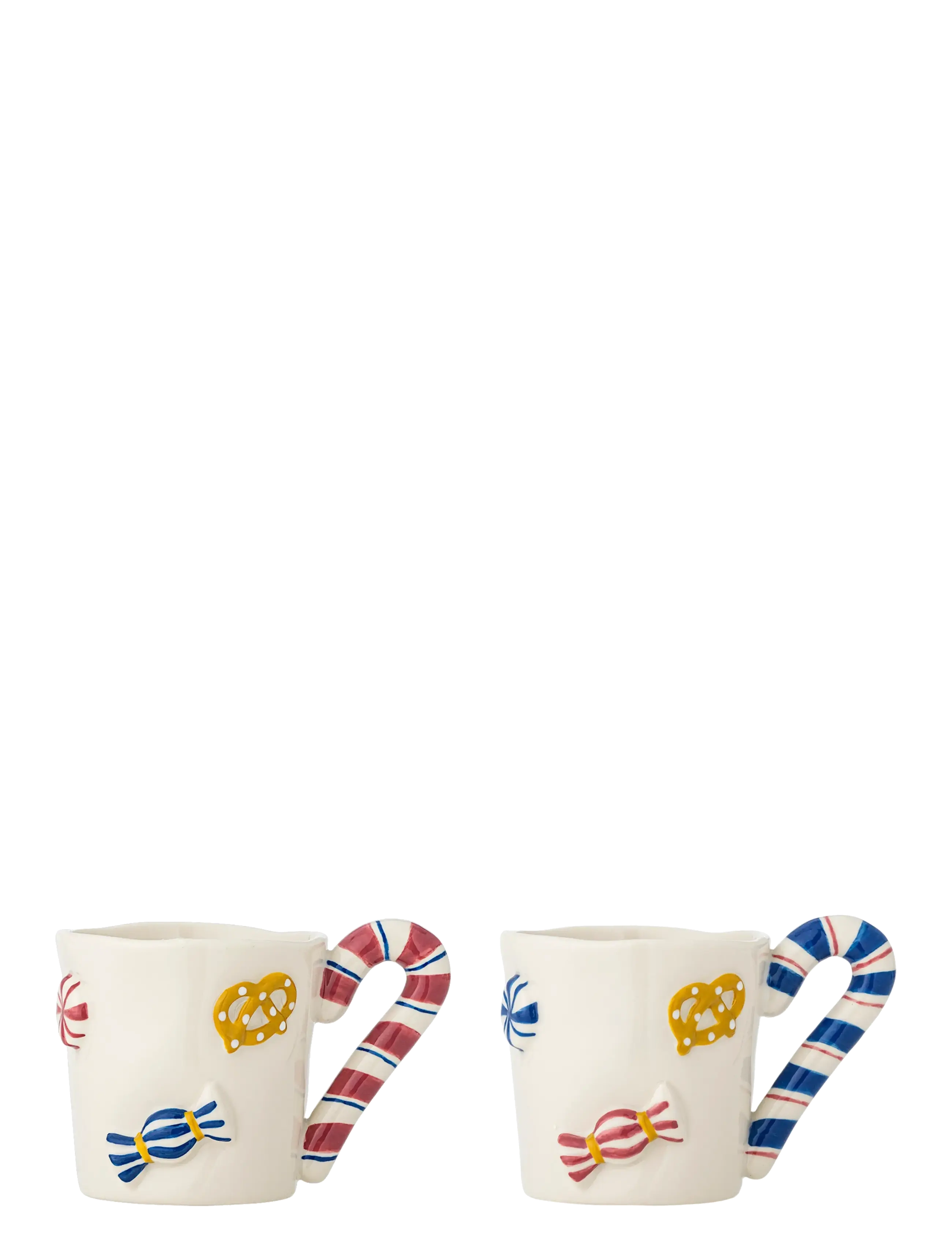 Bloomingville Candice Cup - Christmas - MULTI-COLOURED / white