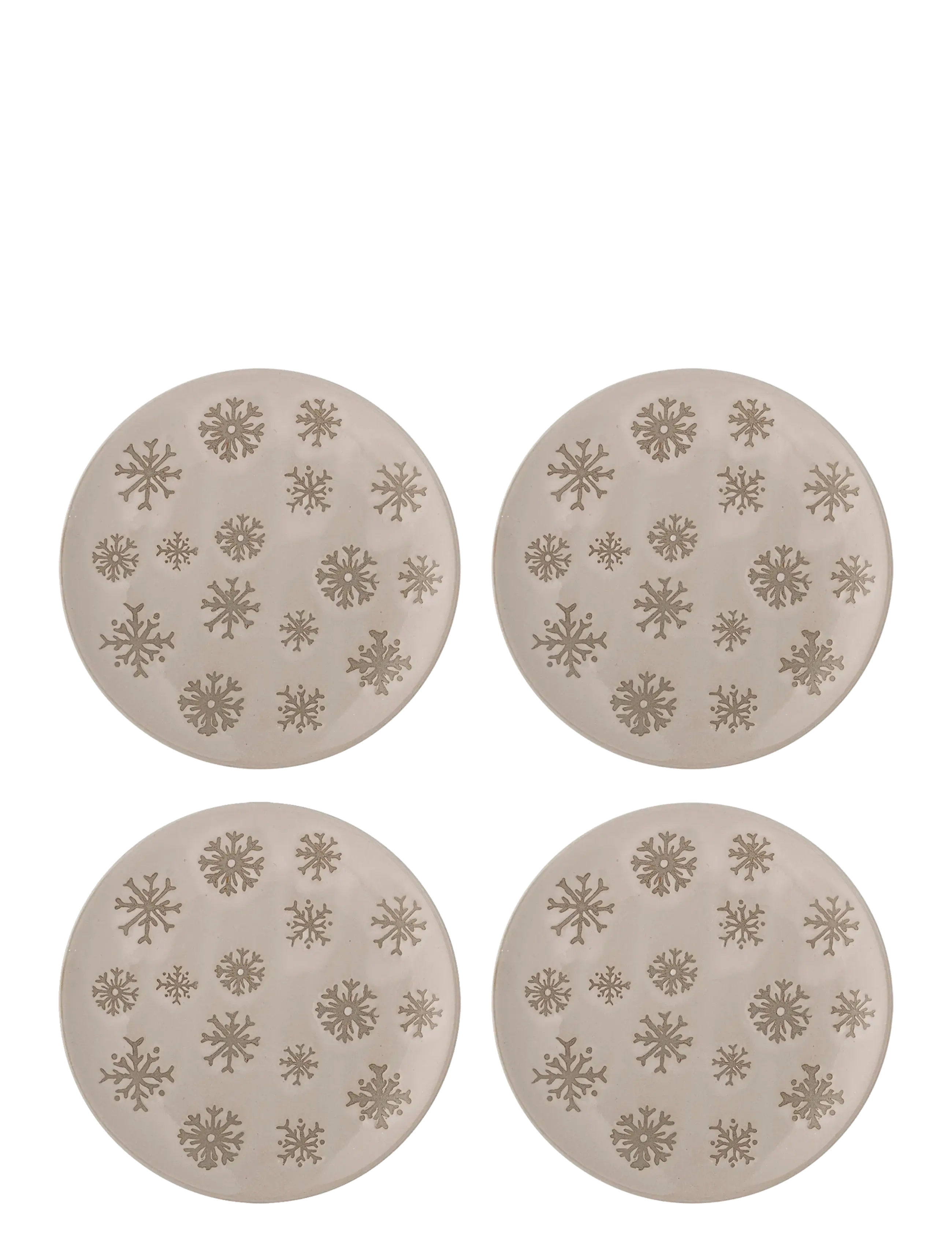 Bloomingville Snowie Plate - Christmas gifts - CREAM / cream