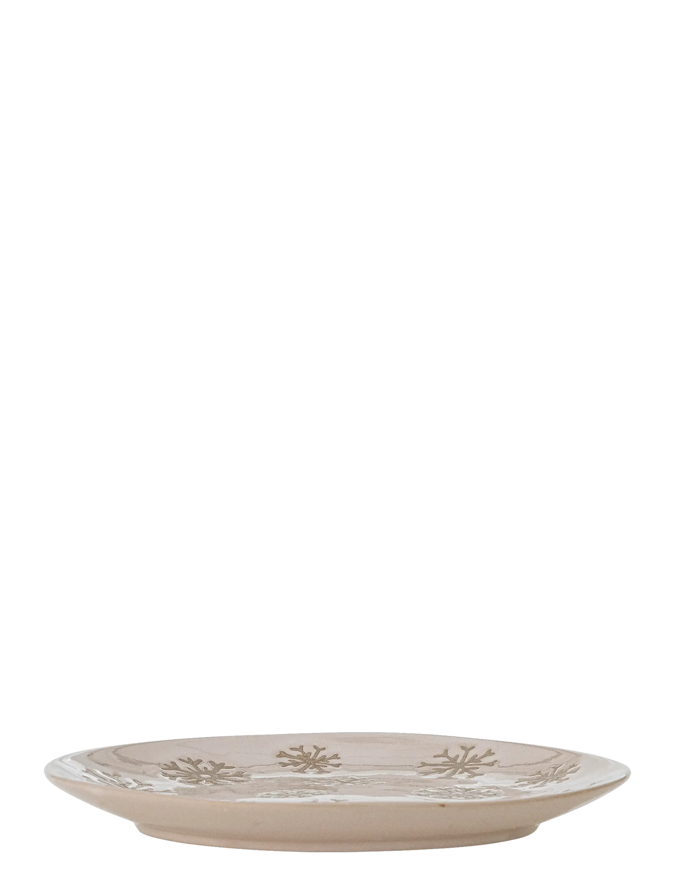 Bloomingville - Snowie Plate - christmas decorations - cream - 2