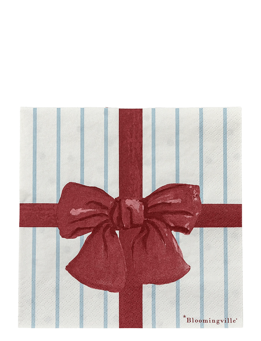 Bloomingville - Bowie Napkin - die niedrigsten preise - blue - 0